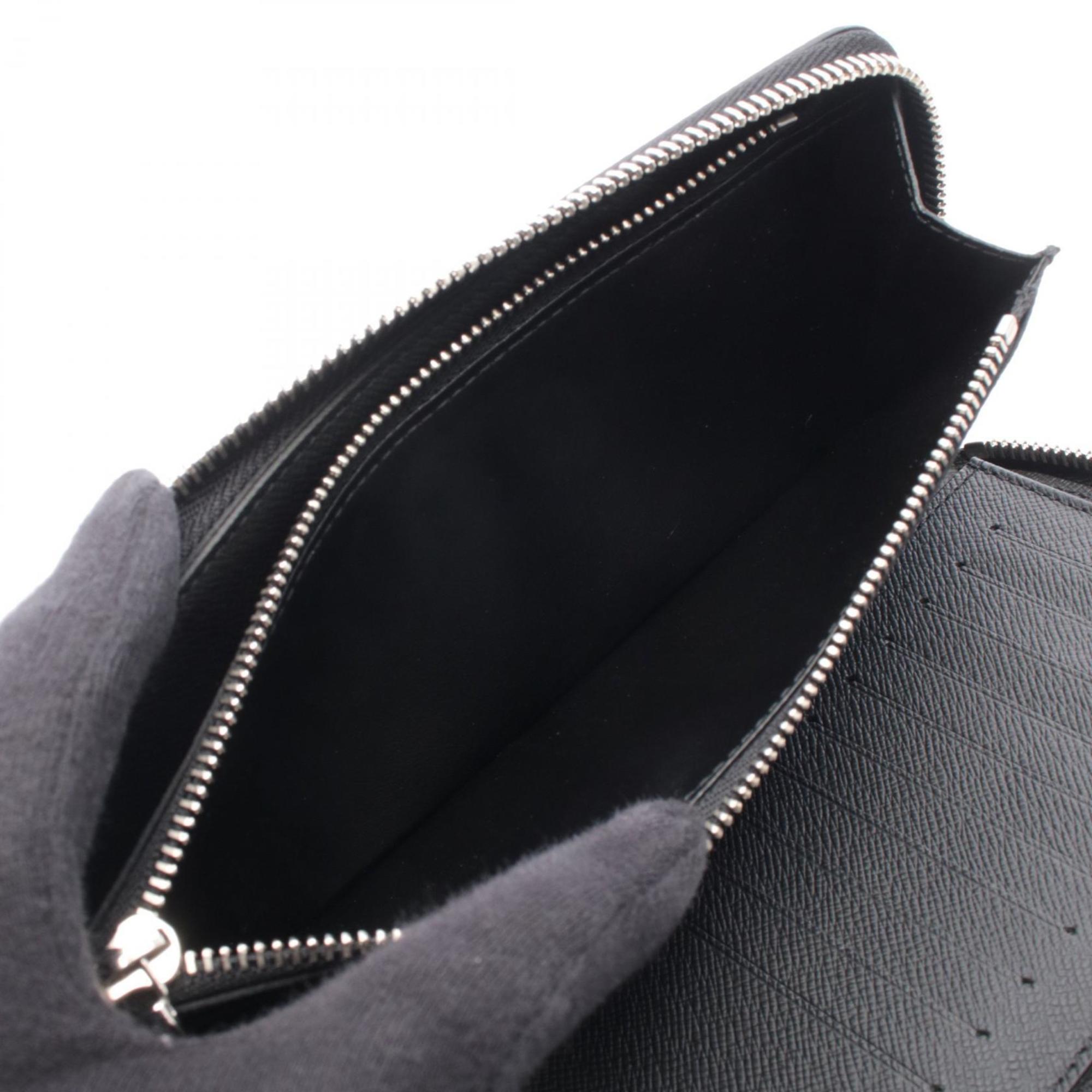 Louis Vuitton Black Noir Epi Leather Long Wallet (Bi-Fold) (Pre-Owned)