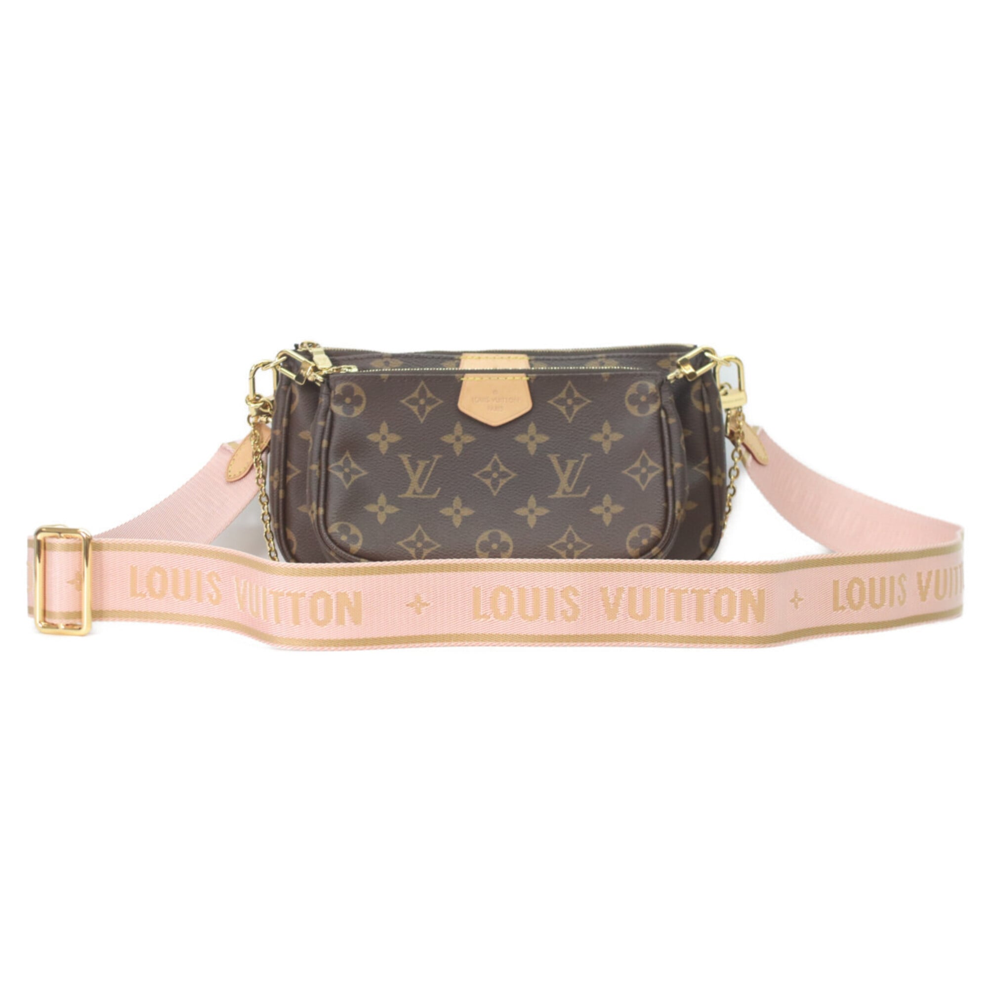 Louis Vuitton Brown Monogram Pouch Shoulder Bag (Pre-Owned)