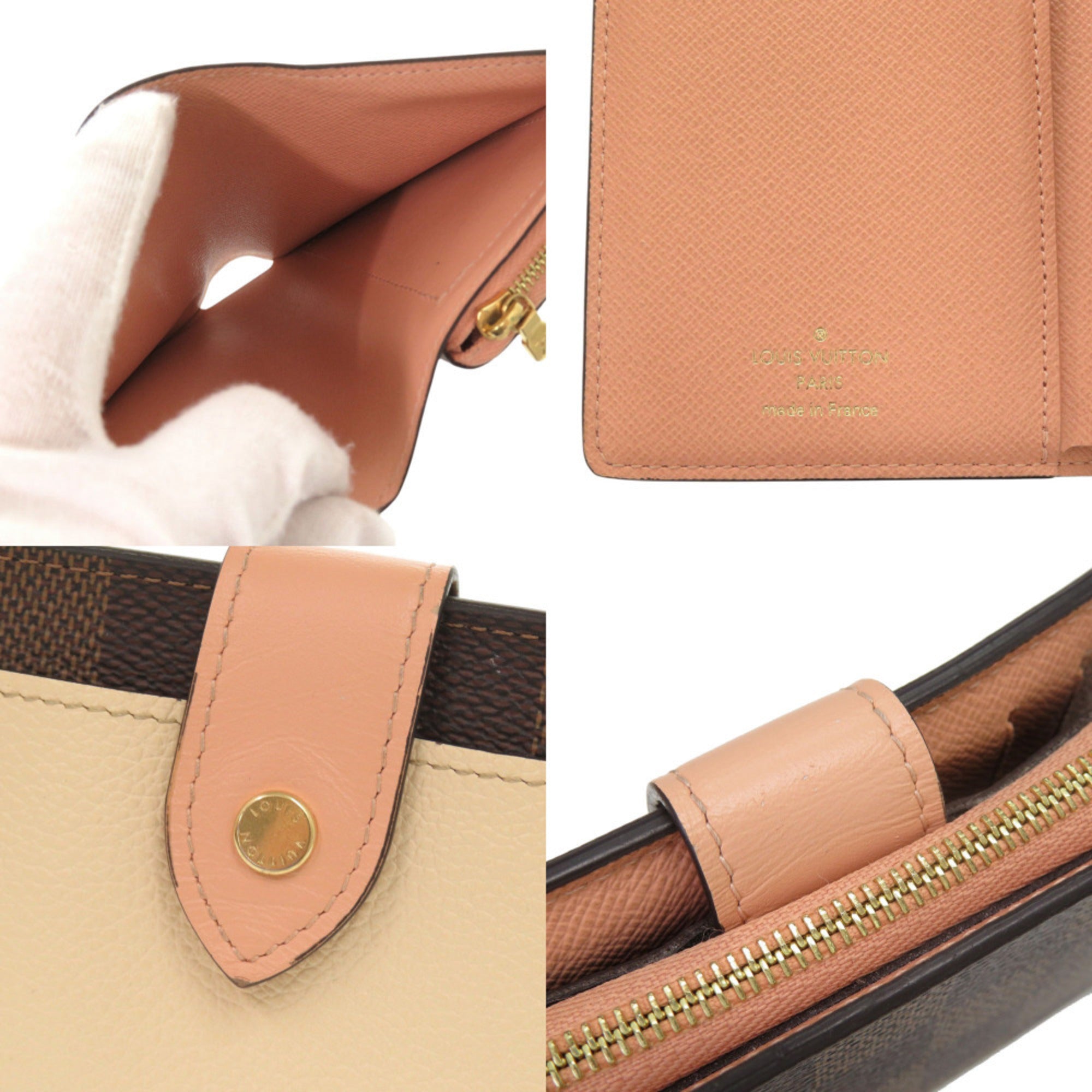 Louis Vuitton Brown Damier Canvas Damier Canvas Wallet (Bi-Fold) (Pre-Owned)