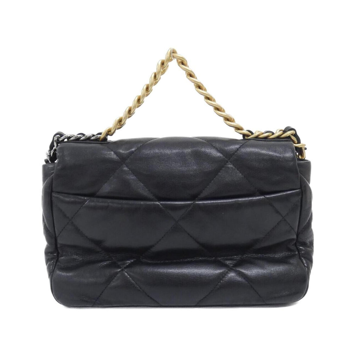 Chanel Black Leather Shoulder Bag (Pre-Owned)