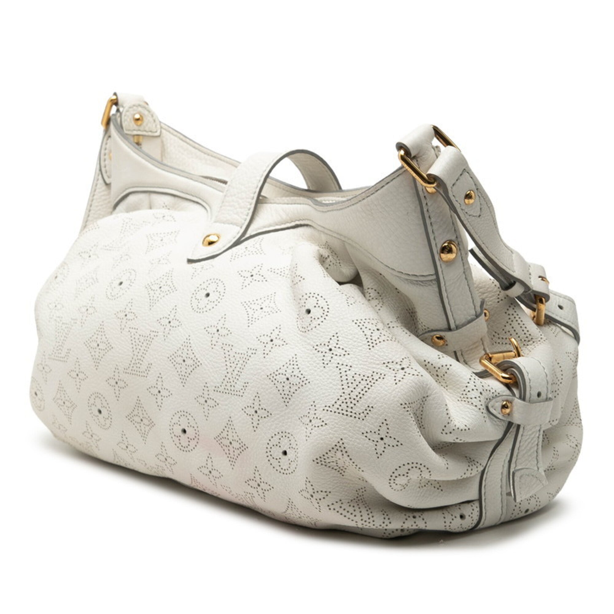 Louis Vuitton Blanc White Leather Shoulder Bag (Pre-Owned)