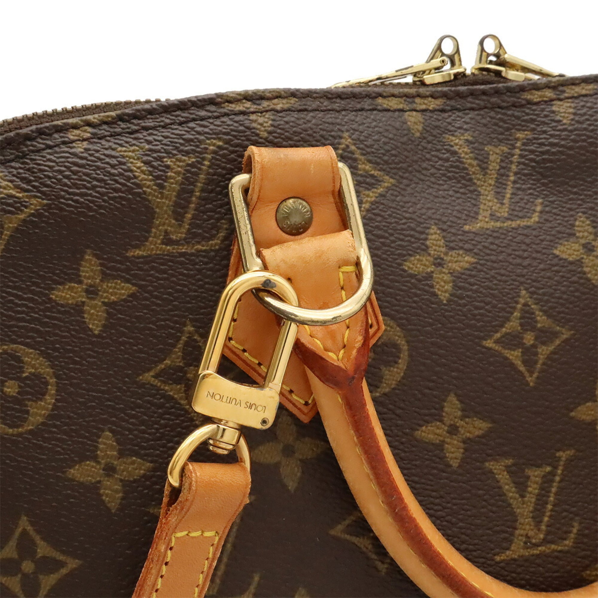 Louis Vuitton Brown Monogram Canvas Handbag (Pre-Owned)