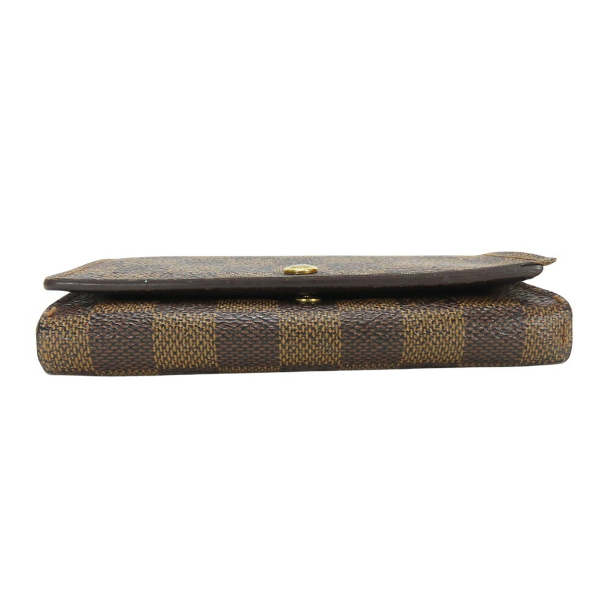 Louis Vuitton Damier Brown Ebene Wallet (Bi-Fold) (Pre-Owned)