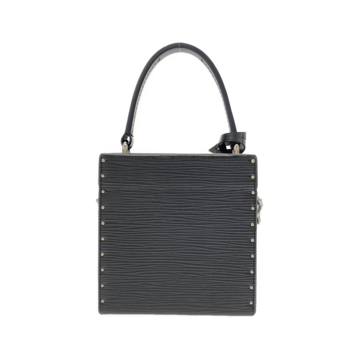 Louis Vuitton Black Leather Handbag (Pre-Owned)