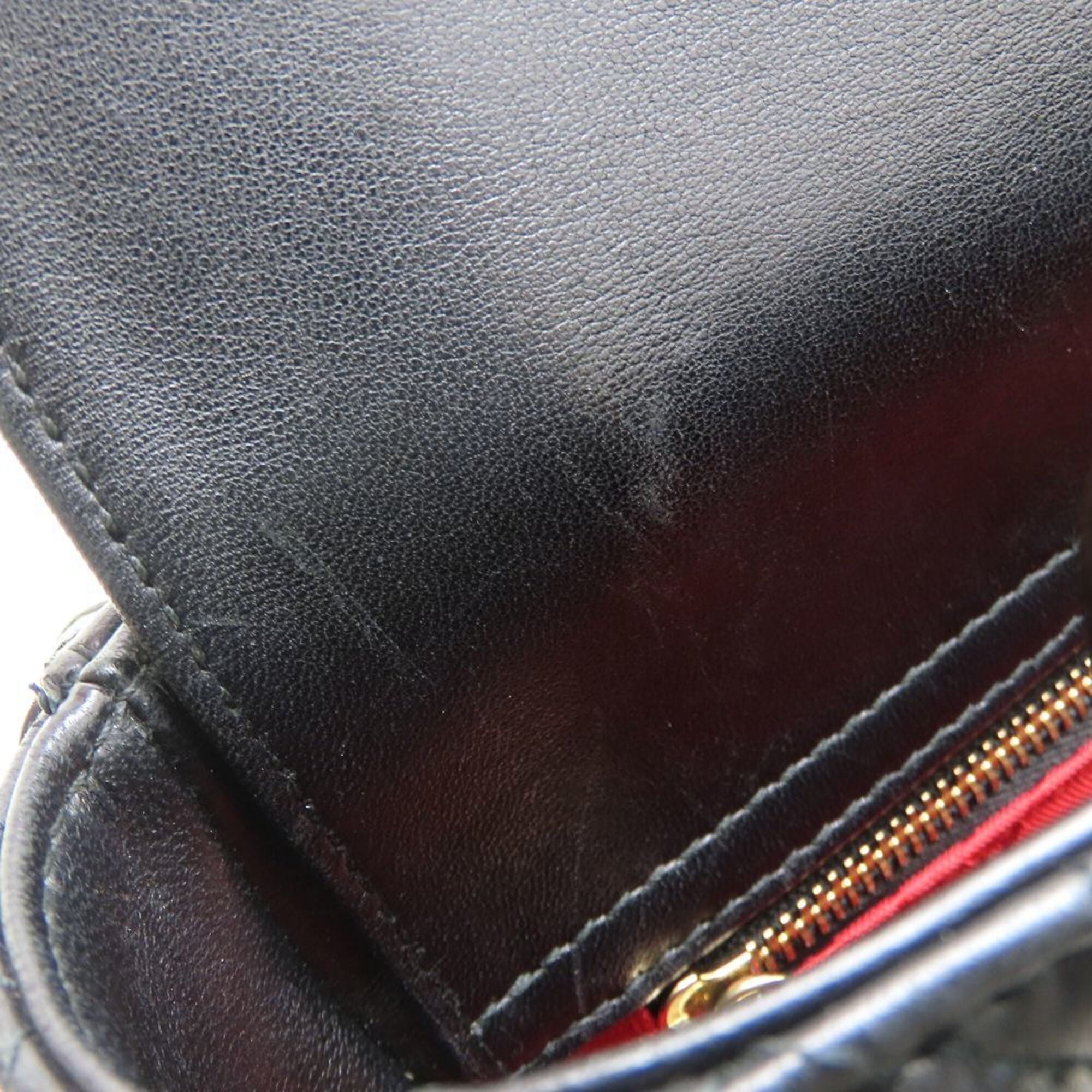 Christian Dior Black Leather Handbag (Pre-Owned)