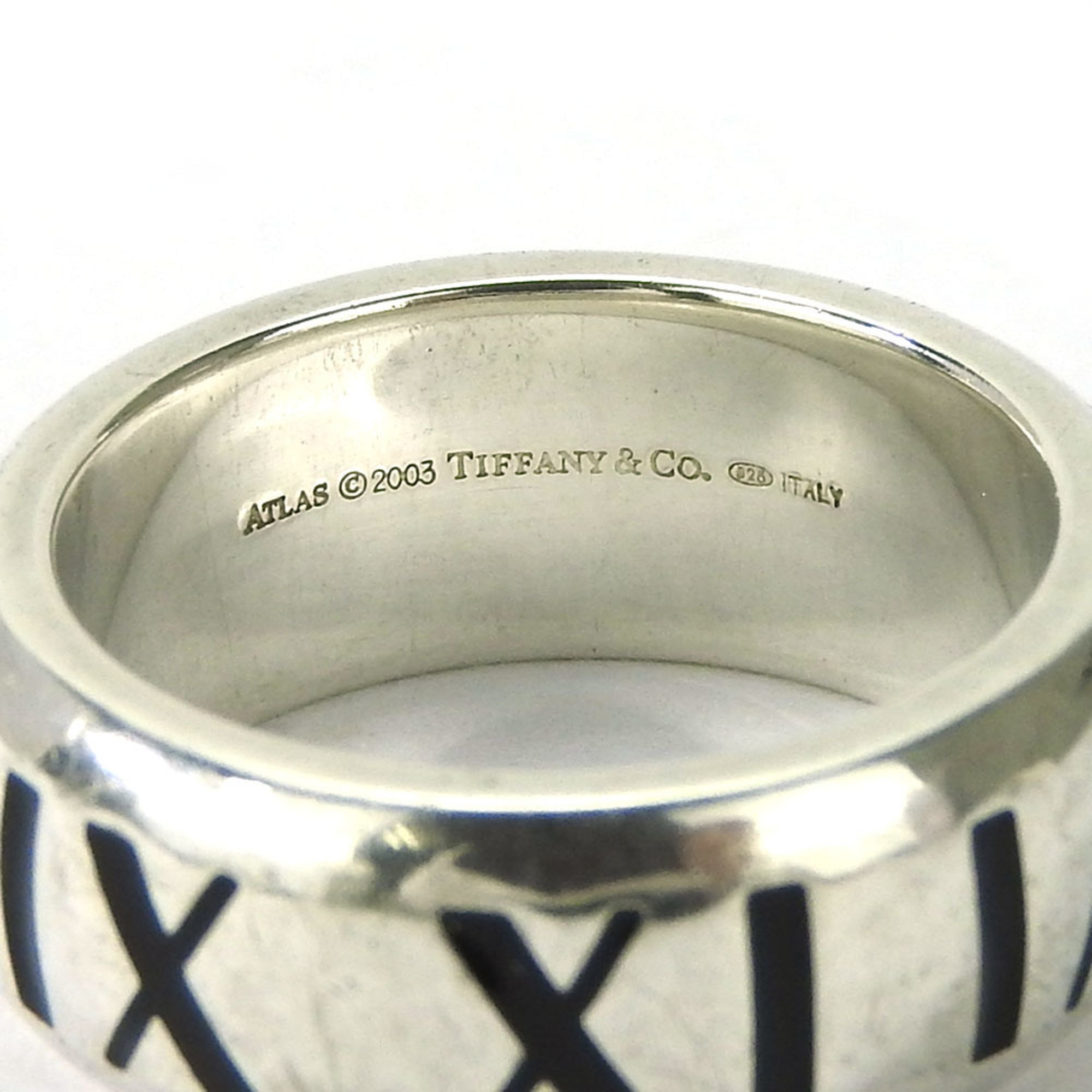 Tiffany Atlas Silver 925 Band Ring (Pre-Owned)