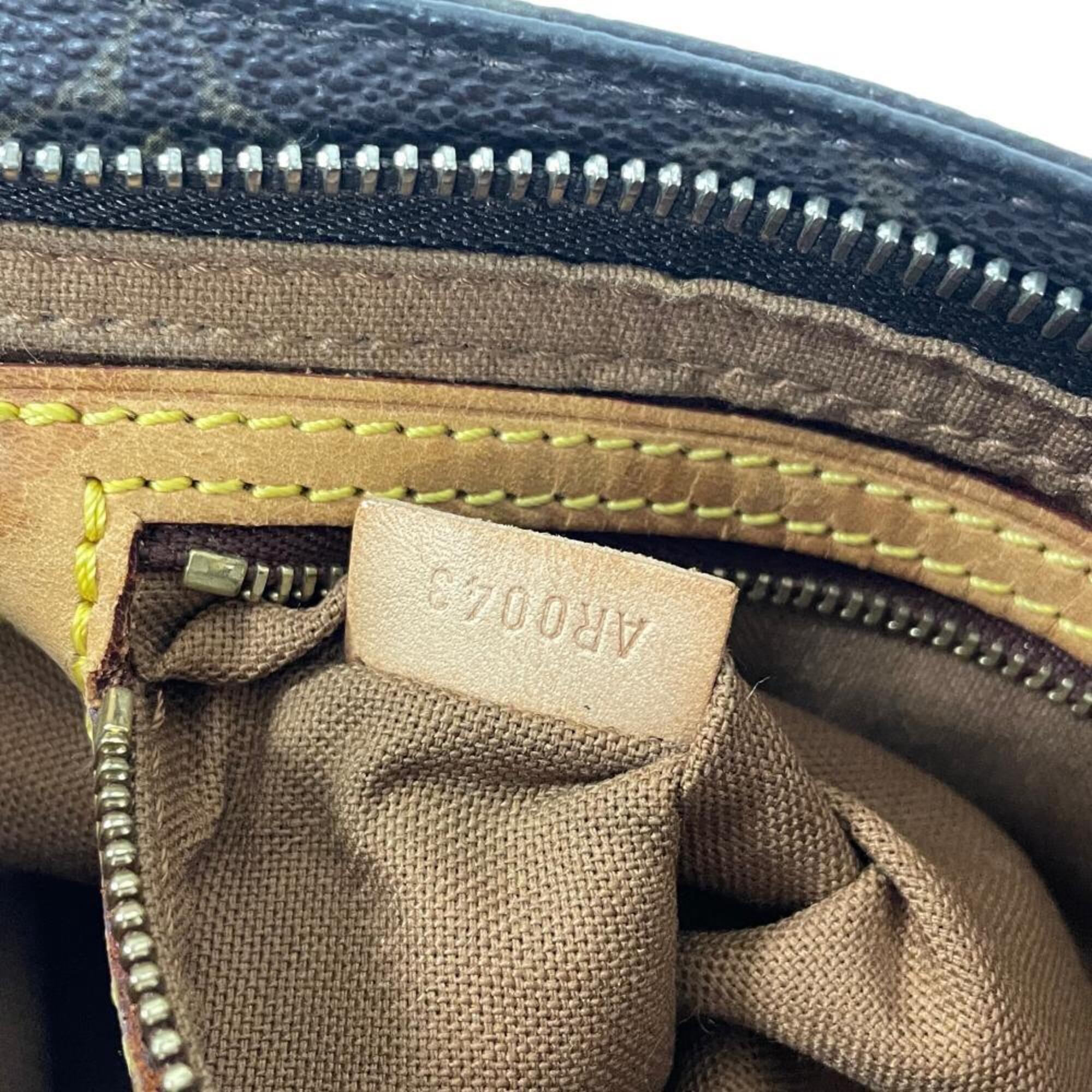 Louis Vuitton Brown Monogram Canvas Shoulder Bag (Pre-Owned)