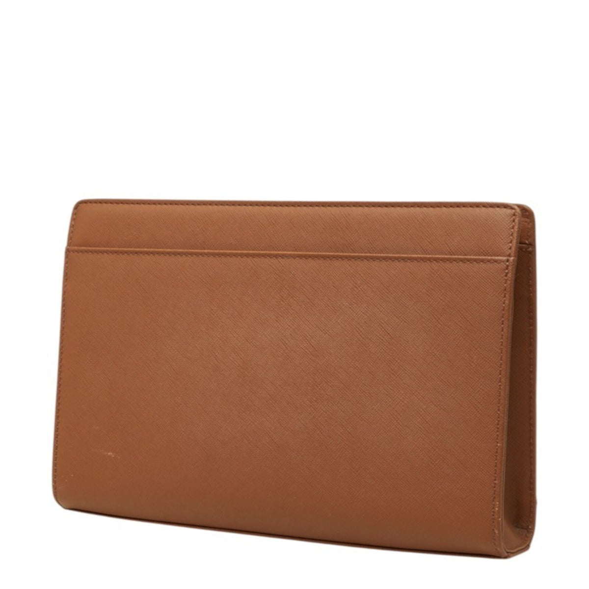 Burberry Brown Leather Clutch Bag (Pre-Owned)