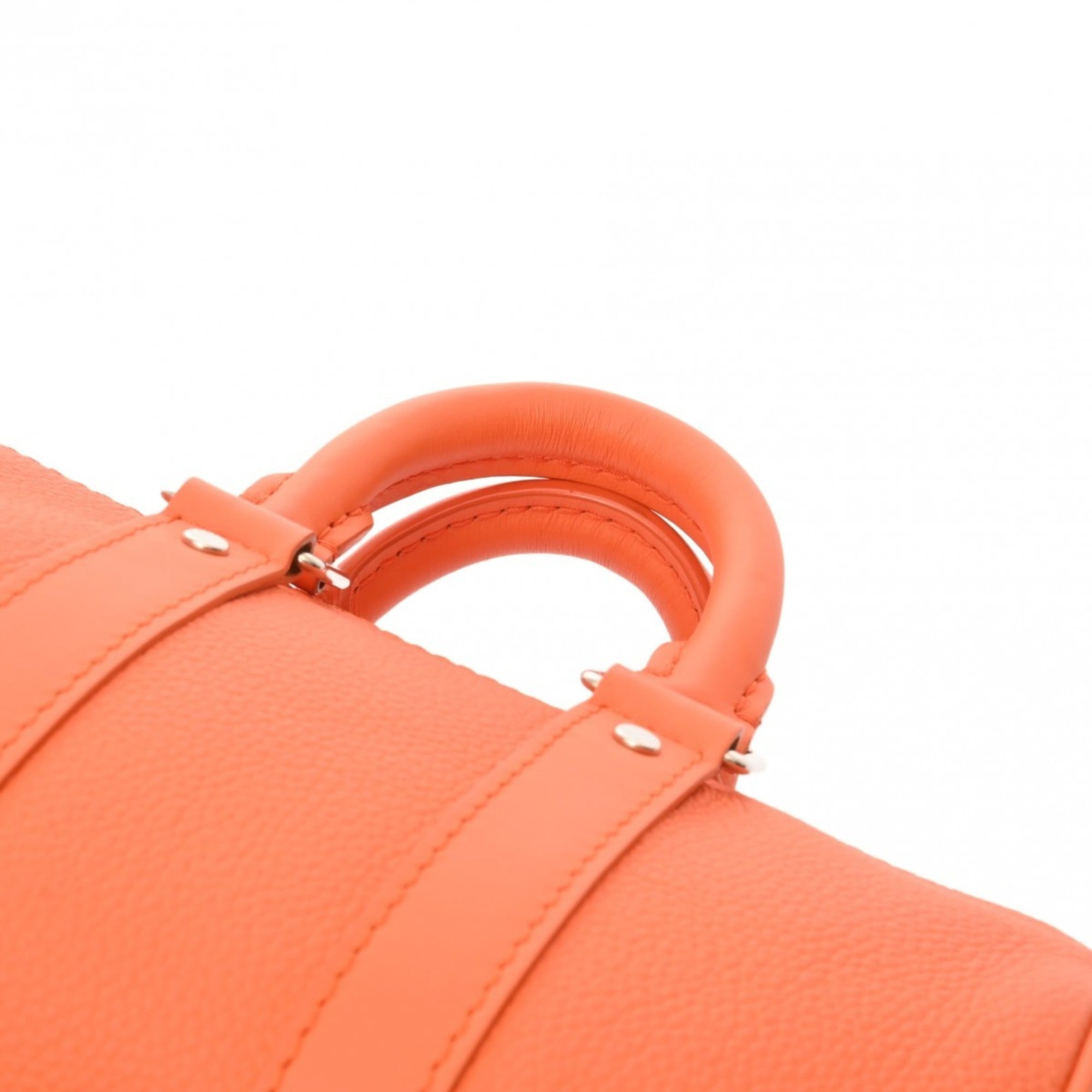 Louis Vuitton Orange Leather Handbag (Pre-Owned)