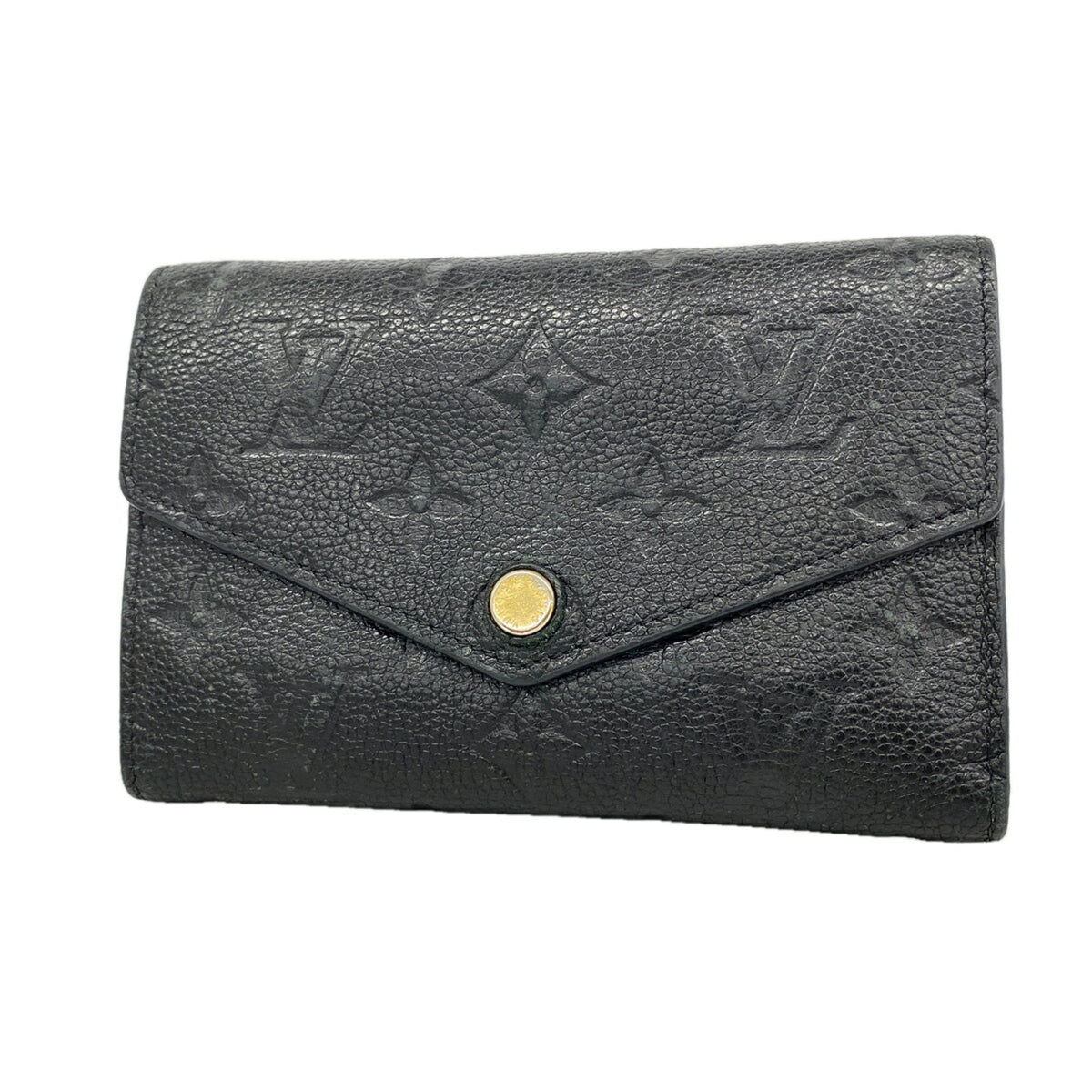 Louis Vuitton Noir Wallet (Tri-Fold) (Pre-Owned)