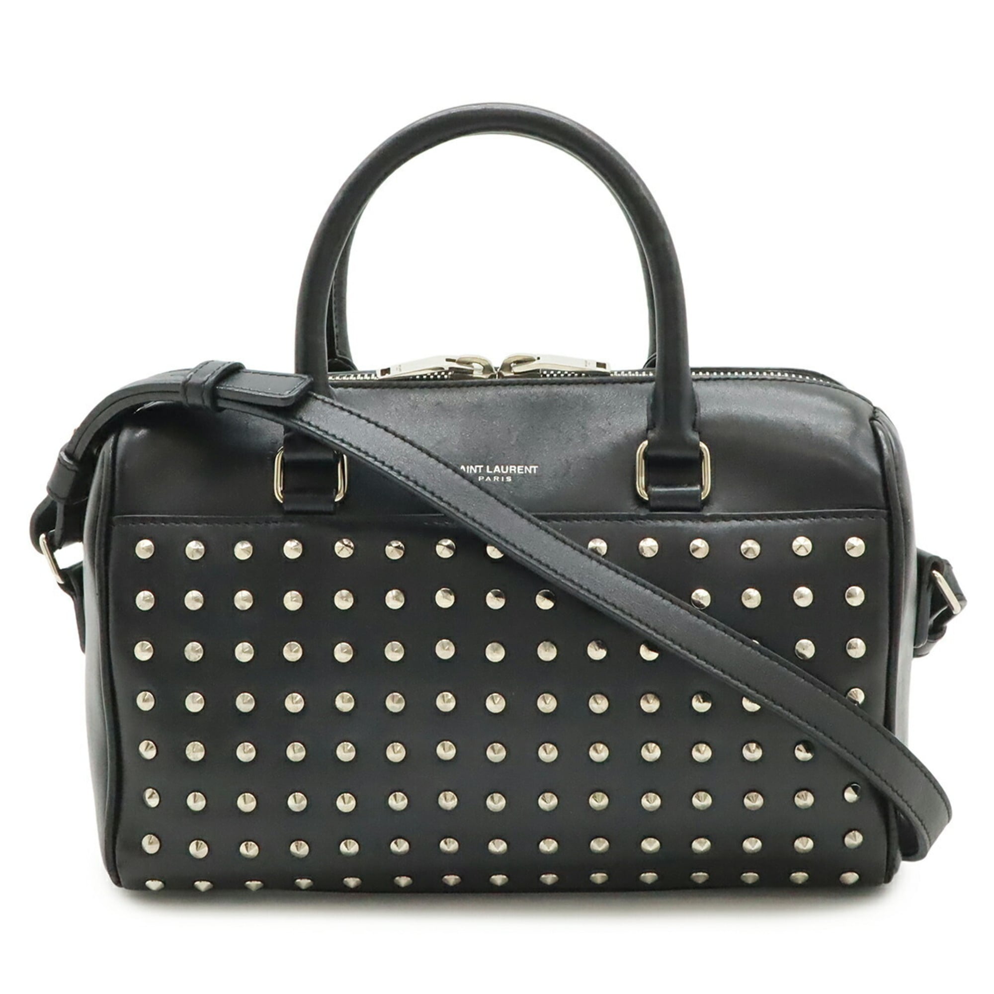 Yves Saint Laurent Black Leather Handbag (Pre-Owned)