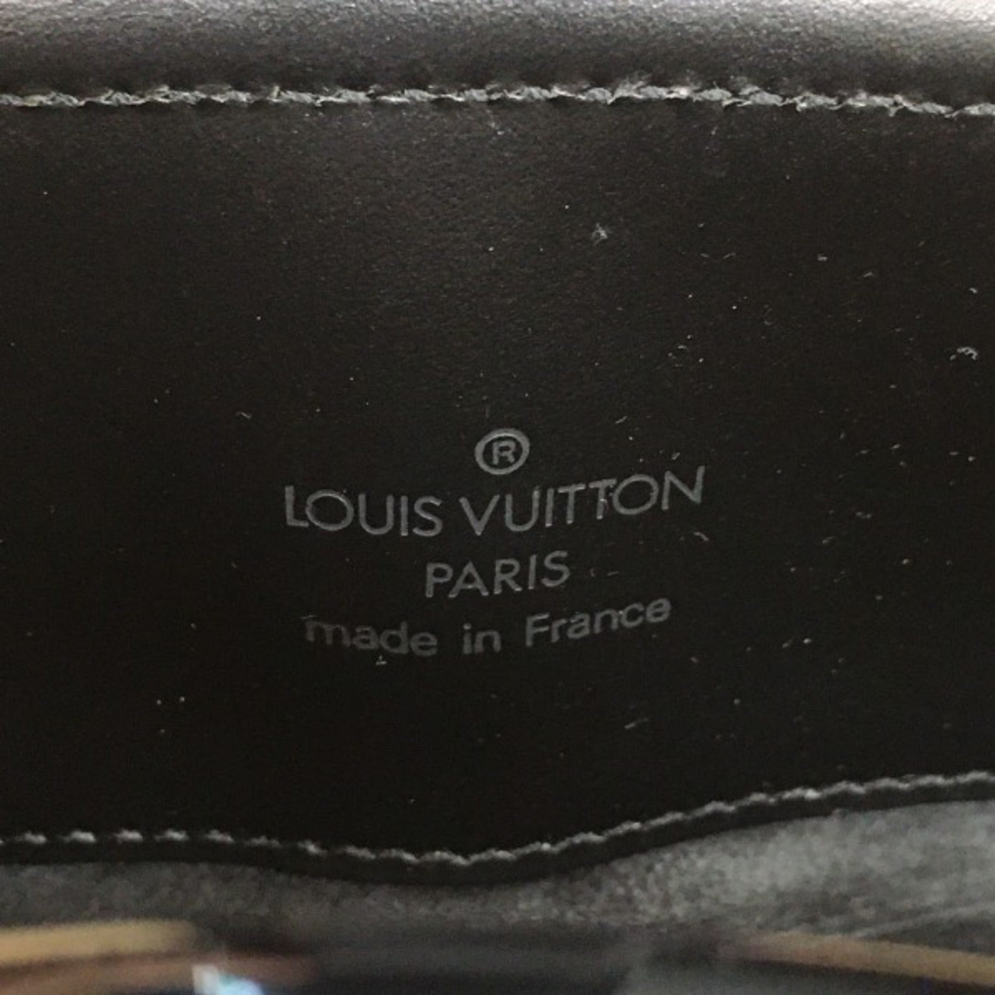 Louis Vuitton Black Noir Epi Leather Handbag (Pre-Owned)