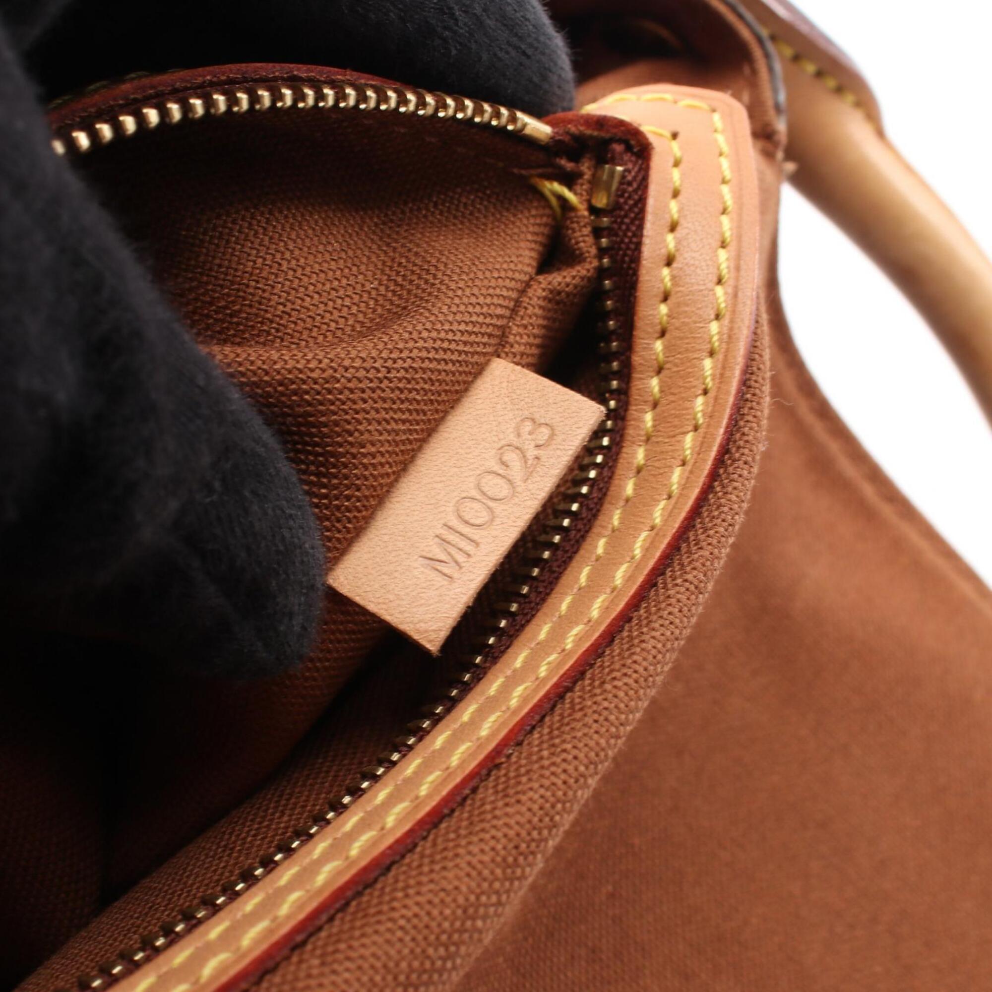 Louis Vuitton Brown Coated Canvas Leather Handbag (Pre-Owned)