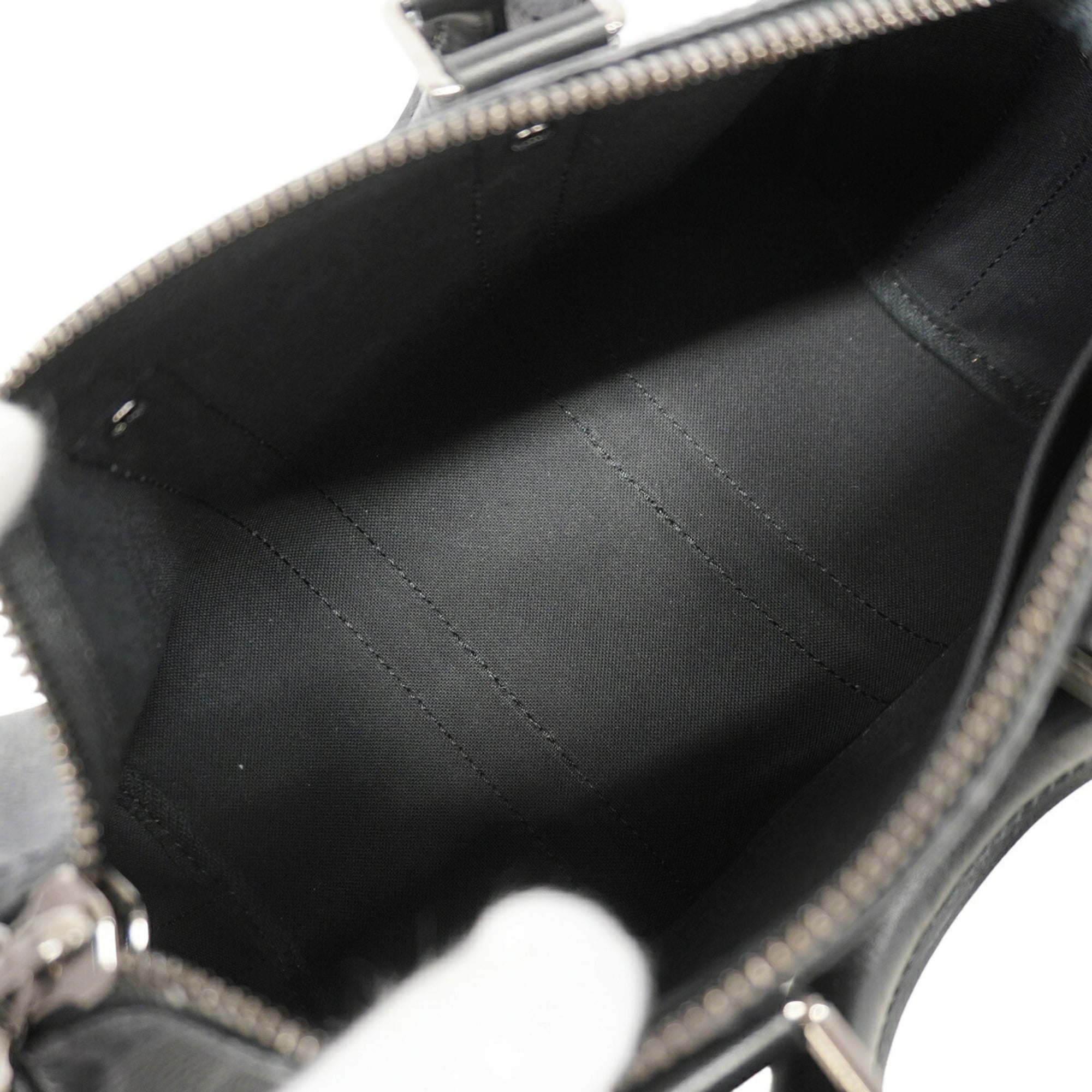 Louis Vuitton Black Gray Handbag (Pre-Owned)