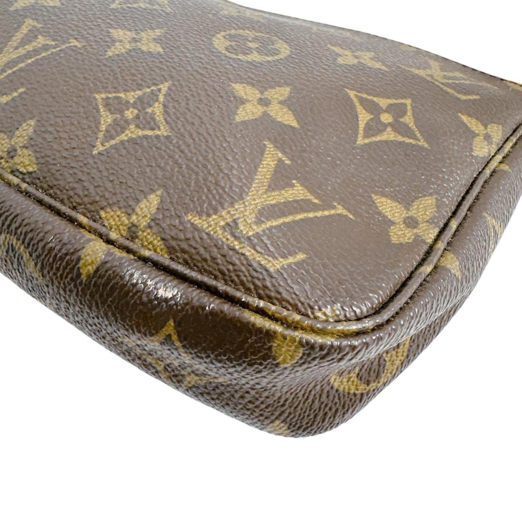 Louis Vuitton Monogram Brown Monogram Pochette Pouch Shoulder Bag (Pre-Owned)