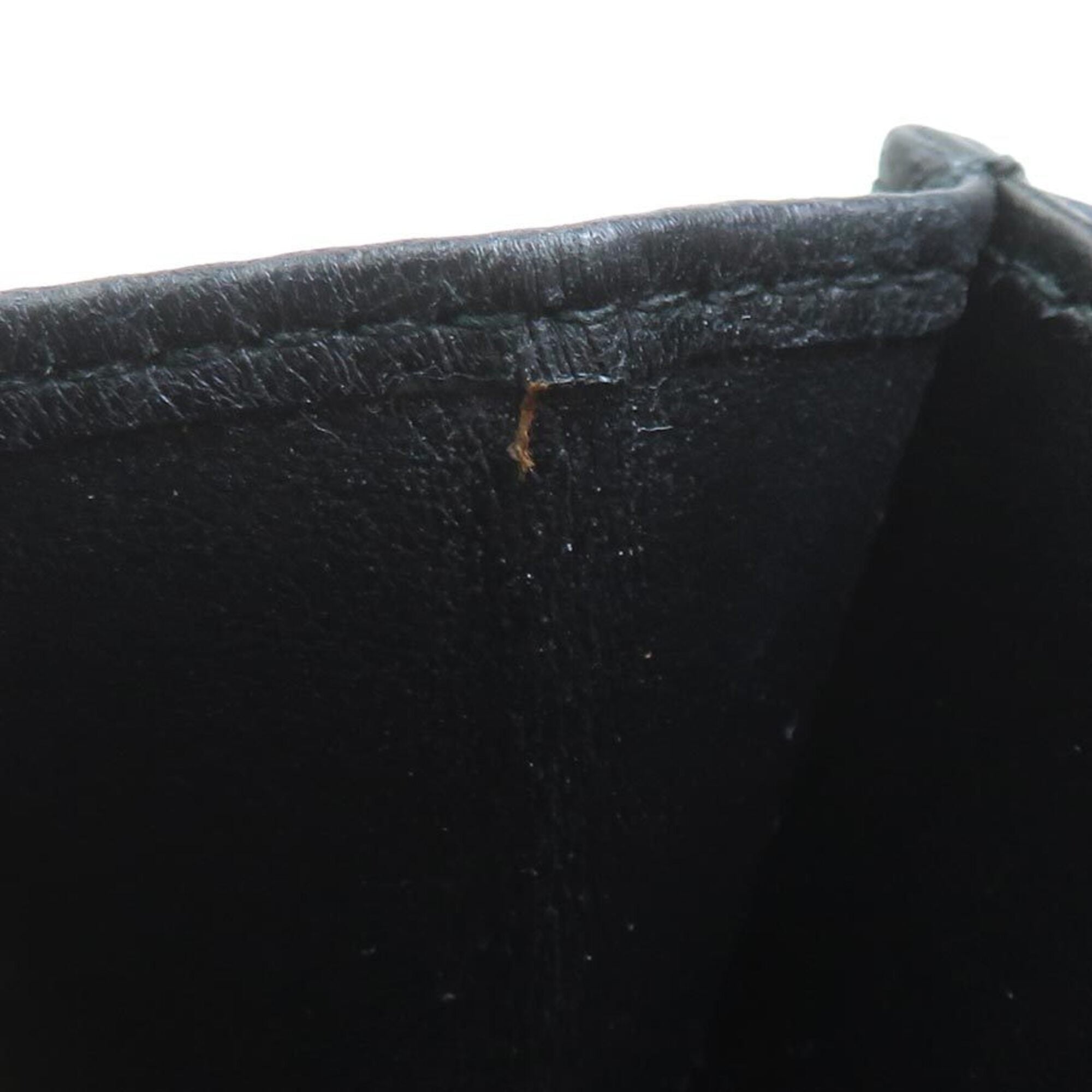 Prada Black Leather Wallet (Bi-Fold) (Pre-Owned)