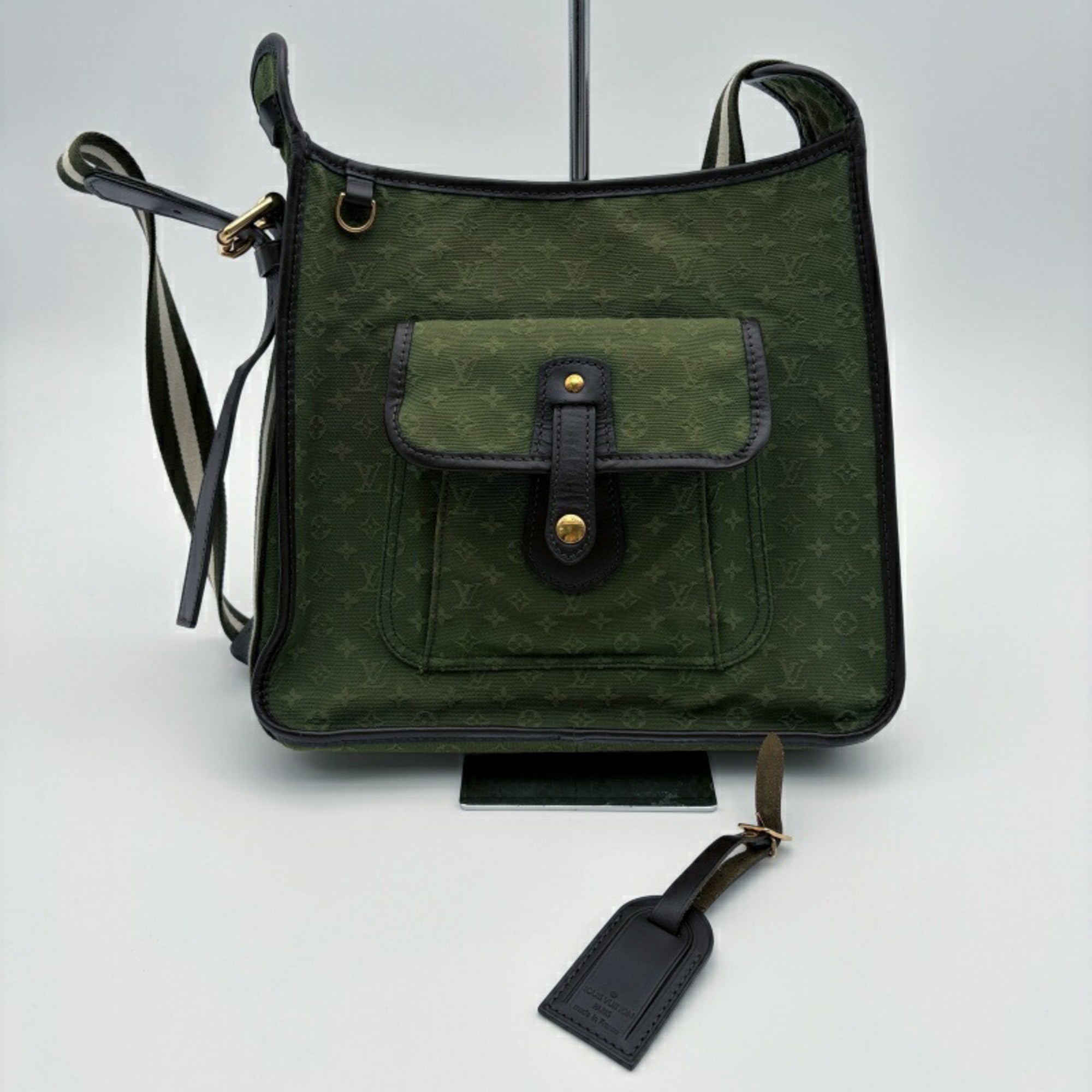 Louis Vuitton Khaki Monogram Mini Shoulder Bag (Pre-Owned)