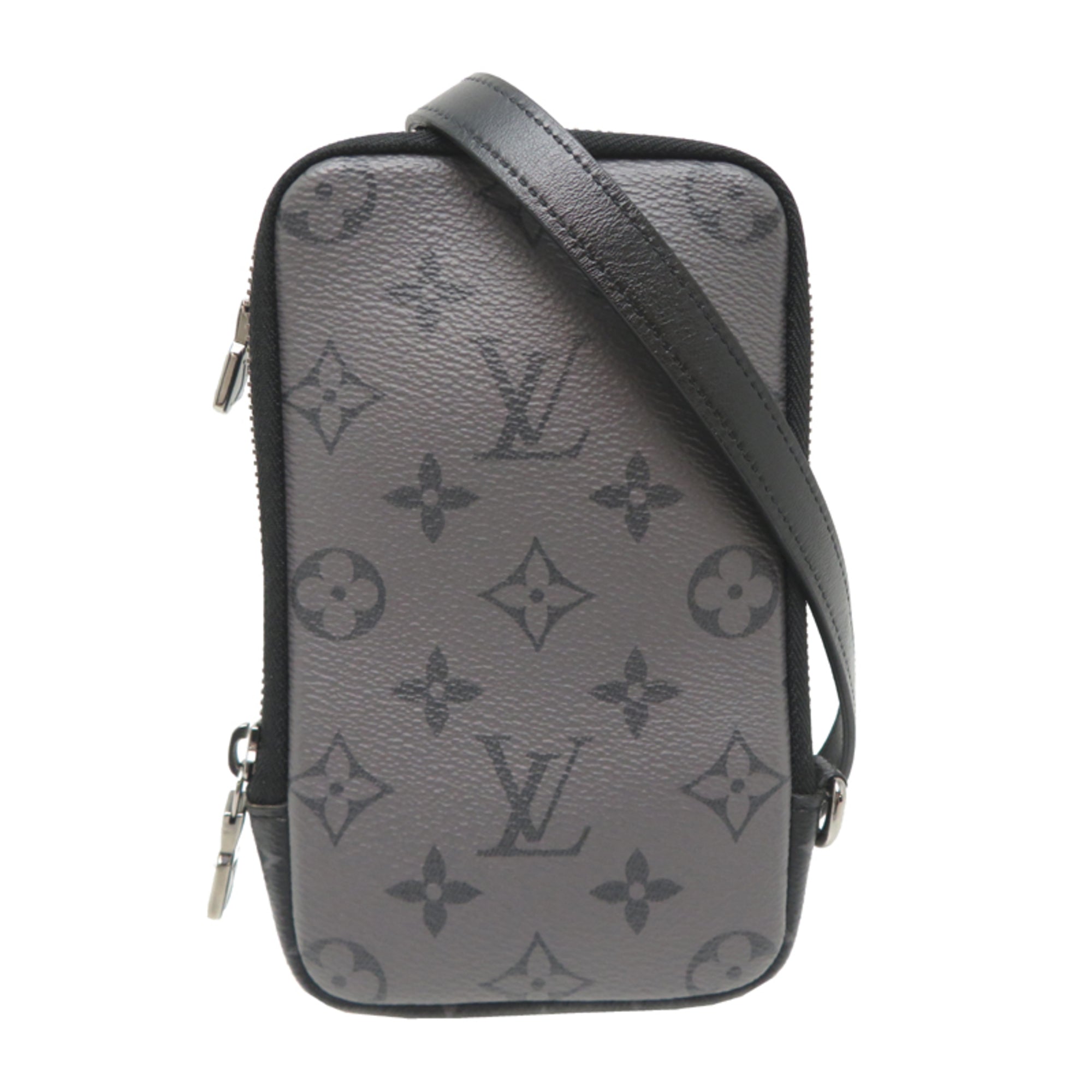 Louis Vuitton Black Gray Monogram Eclipse Shoulder Bag (Pre-Owned)