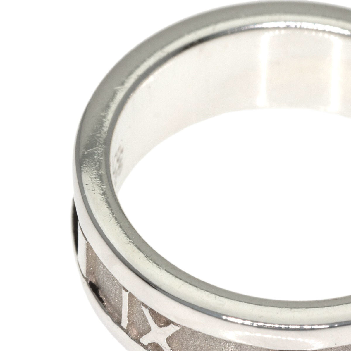 Tiffany Atlas Silver Band Ring (Pre-Owned)