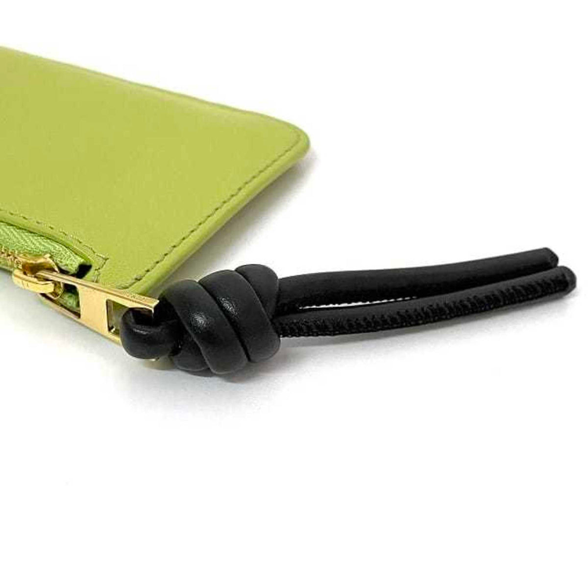 Loewe Black Light Green Leather Coin Purse/Coin Case (Pre-Owned)