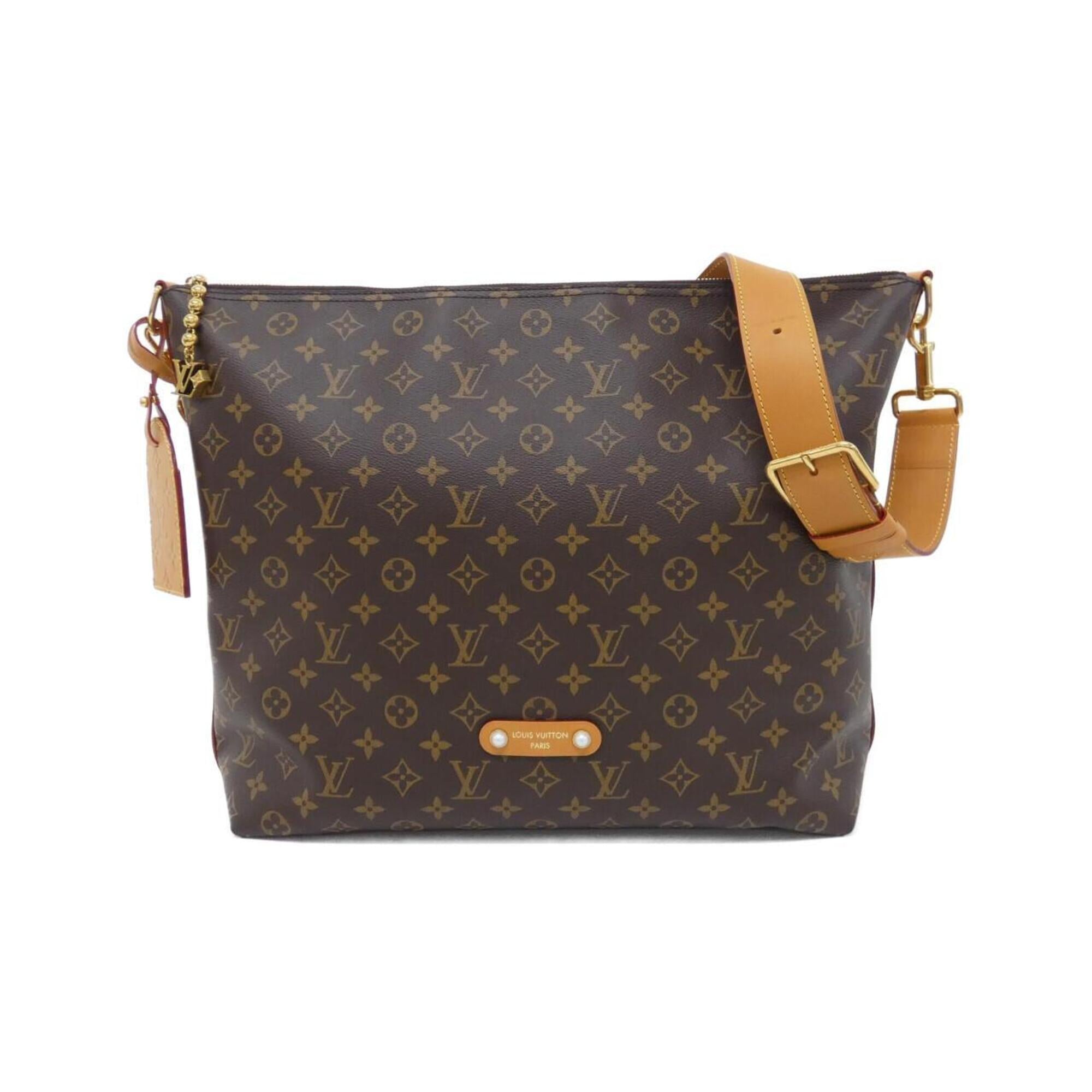 Louis Vuitton Monogram Marron Coated Canvas Shoulder Bag (Pre-Owned)