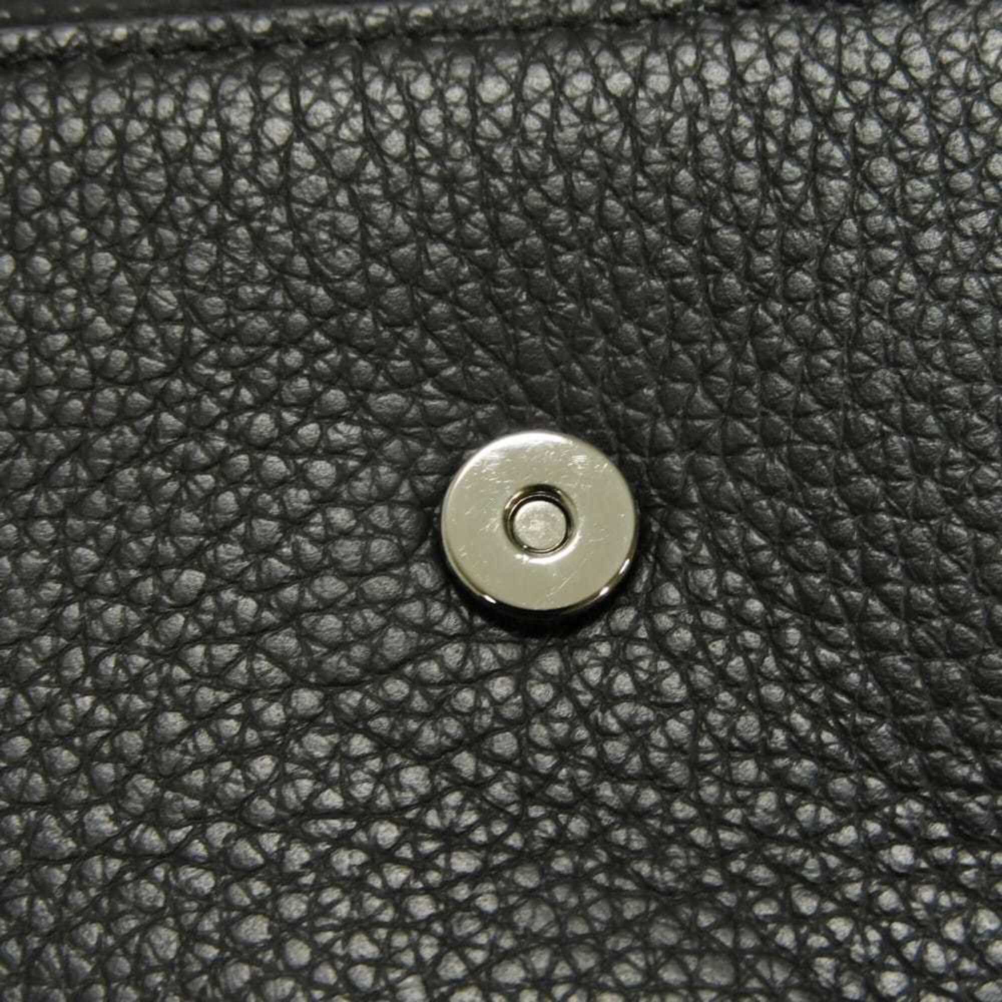 Christian Dior Black Leather Handbag Pouch (Pre-Owned)