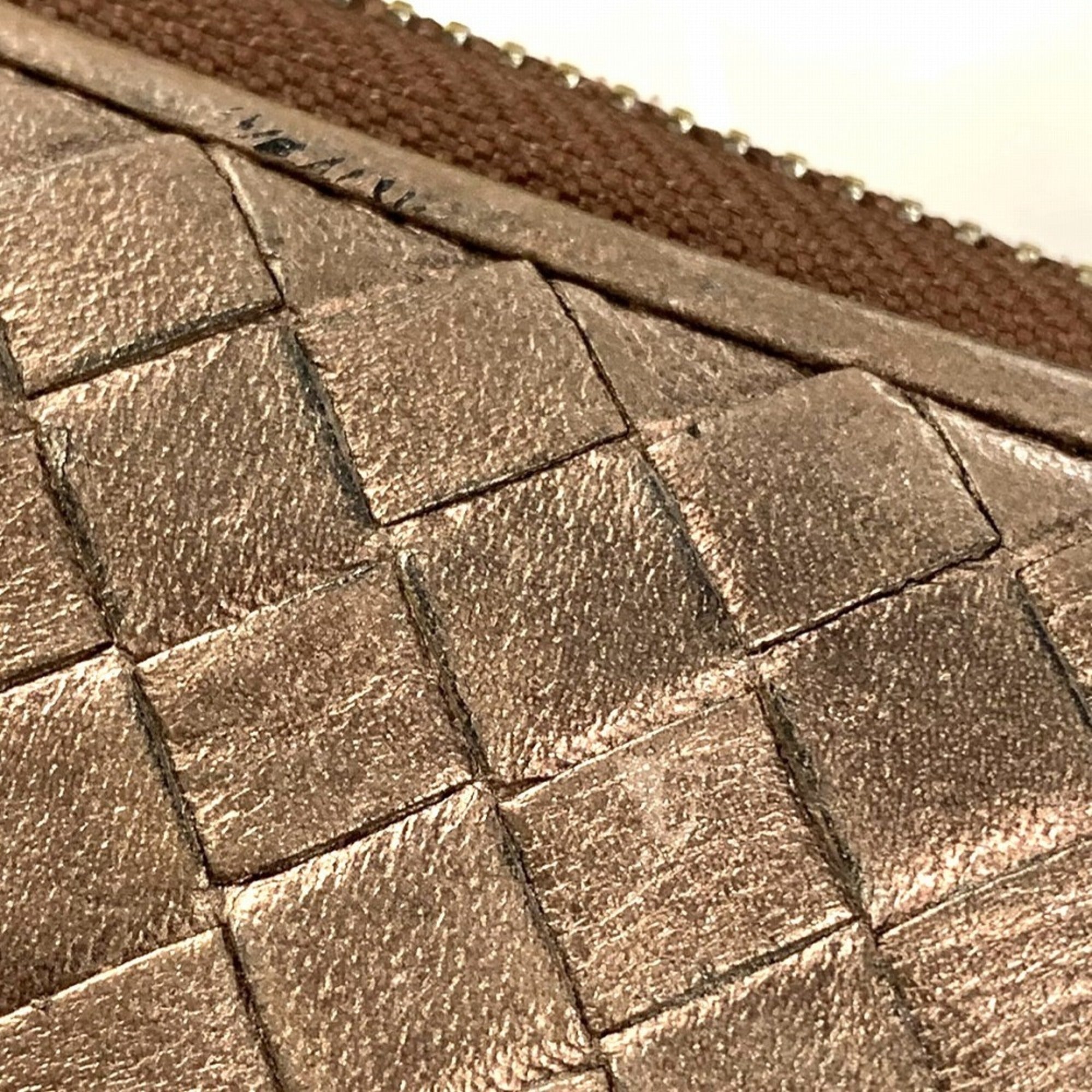 Bottega Veneta Brown Leather Long Wallet (Bi-Fold) (Pre-Owned)