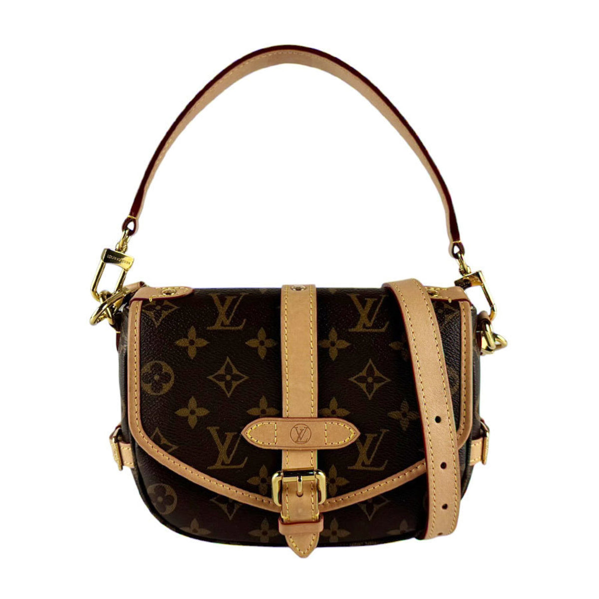 Louis Vuitton Brown Monogram Monogram Handbag Shoulder Bag (Pre-Owned)