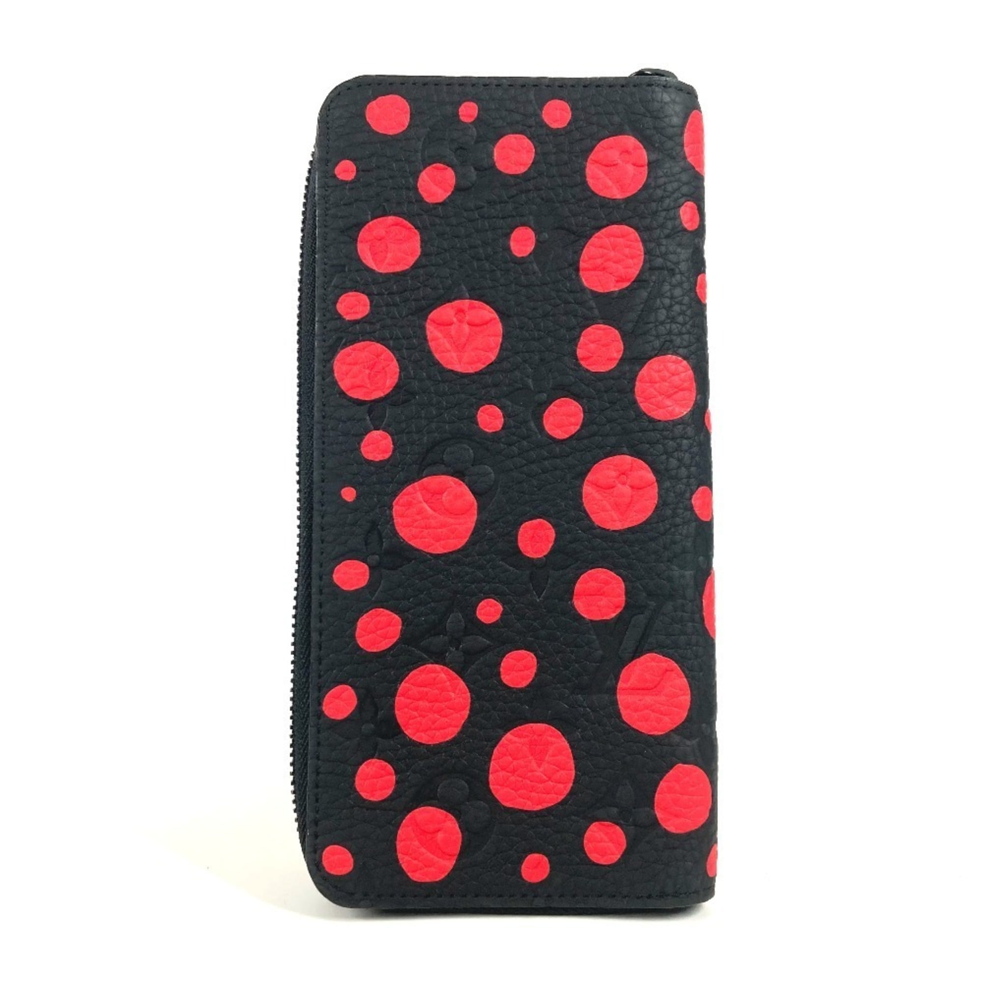 Louis Vuitton Monogram Empreinte Black Noir Red Color Monogram Empreinte Long Wallet (Bi-Fold) (Pre-Owned)