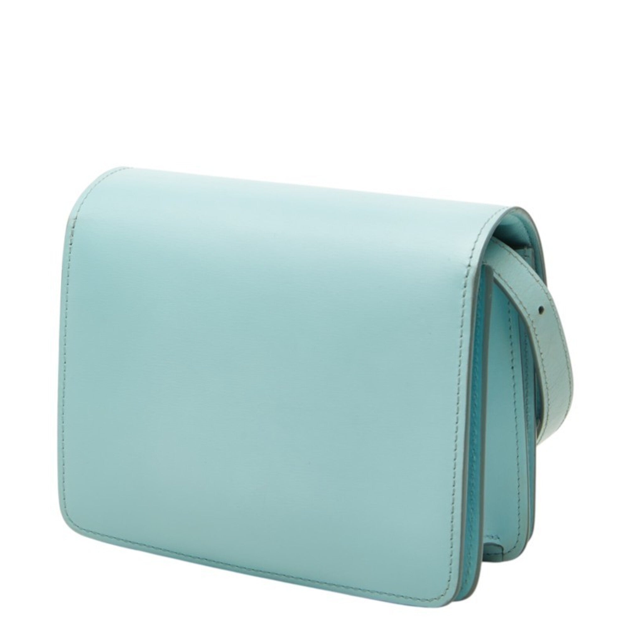 Celine Blue Leather Shoulder Bag (Pre-Owned)