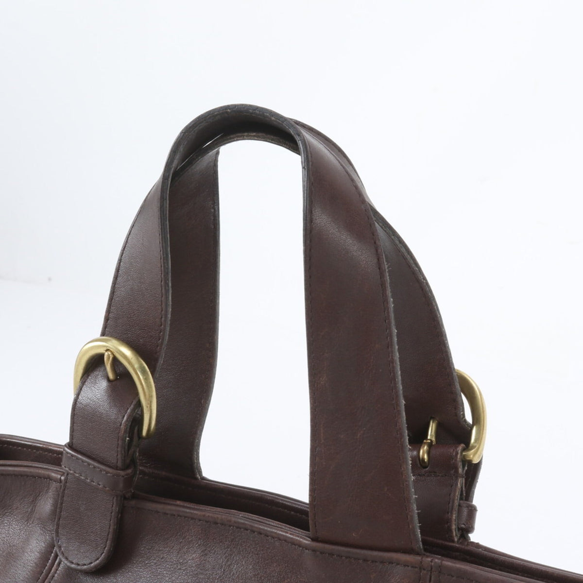 Coach Brown Leather Handbag Tote Bag (Pre-Owned)