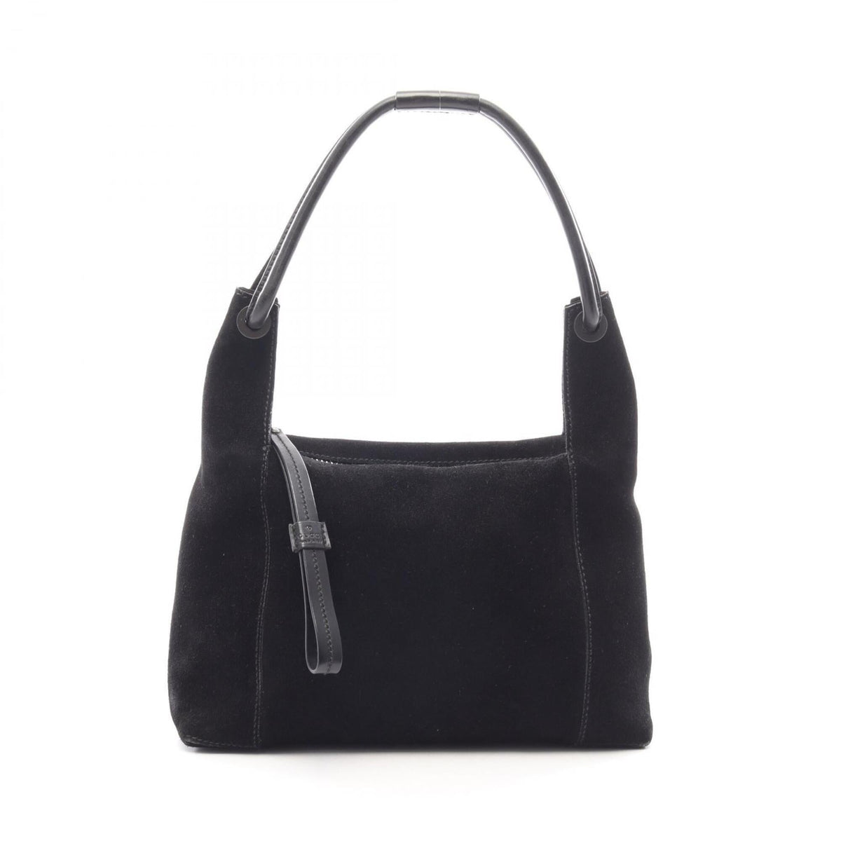 Gucci Black Suede Leather Handbag Shoulder Bag (Pre-Owned)