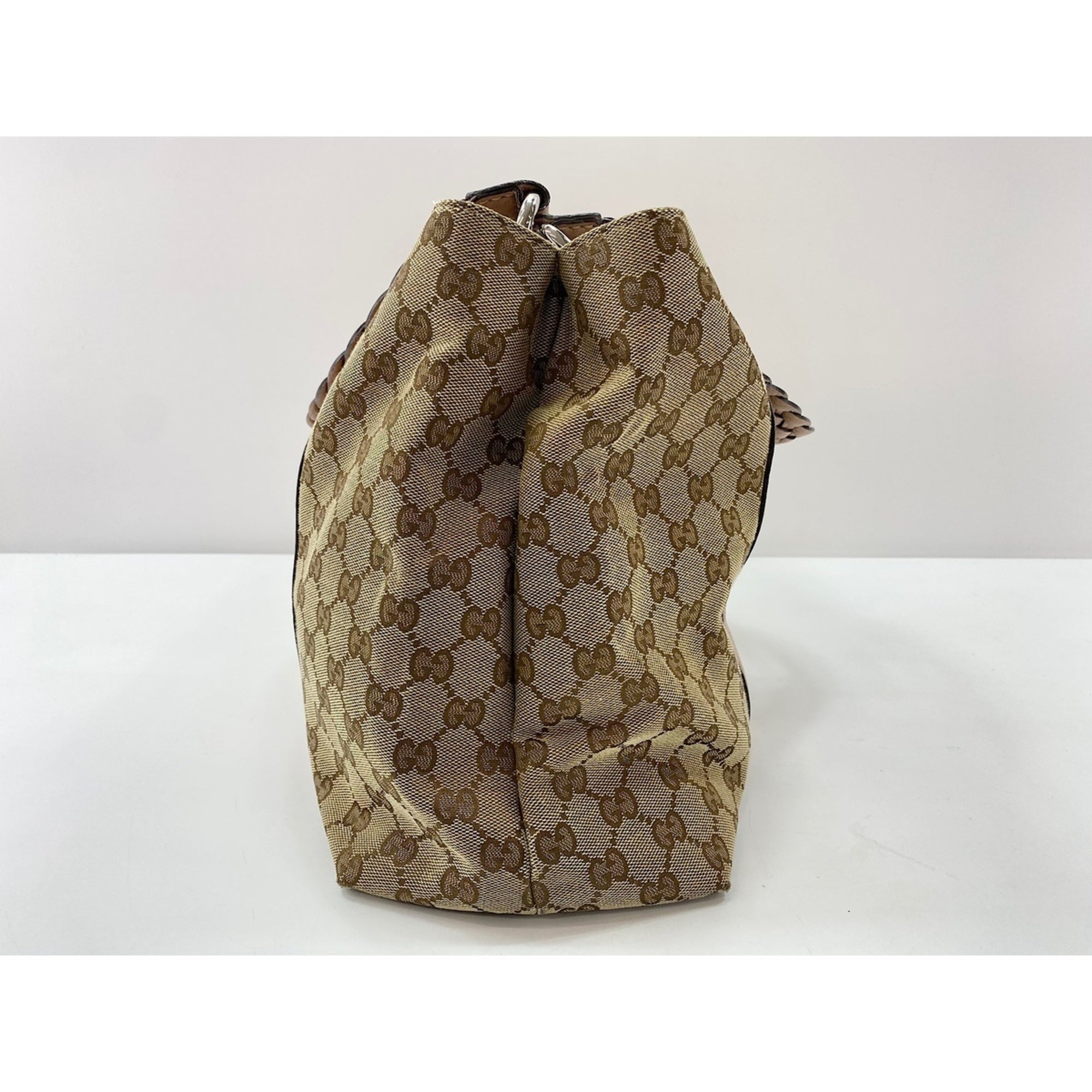Gucci Beige Pink Tote Bag (Pre-Owned)