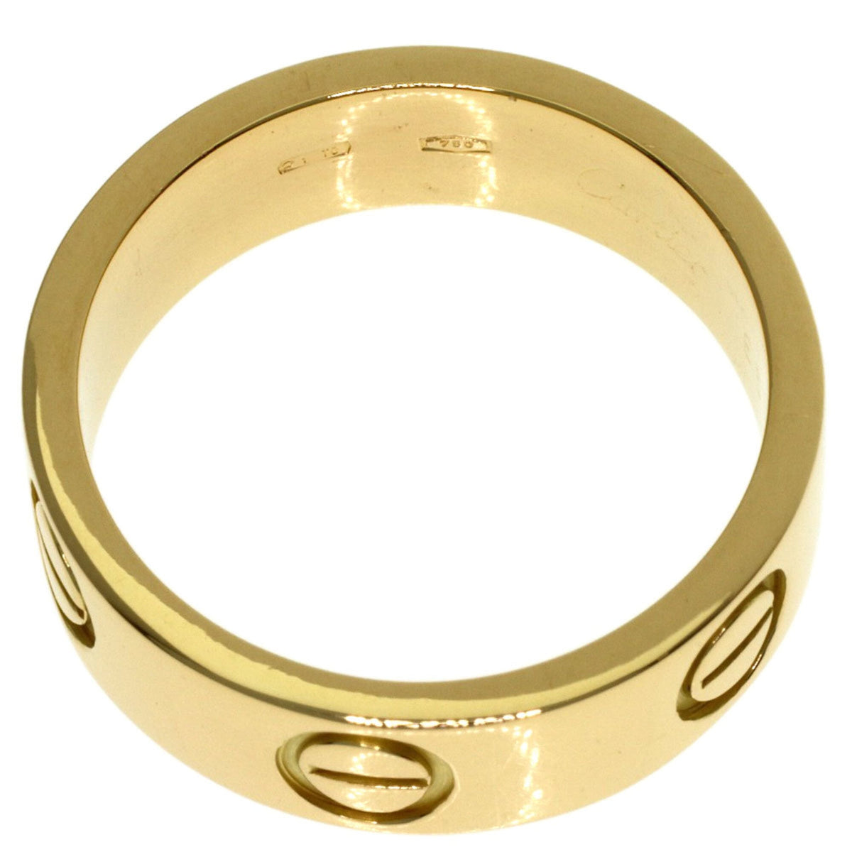 Cartier Love Yellow Gold (18K) Band Ring (Pre-Owned)