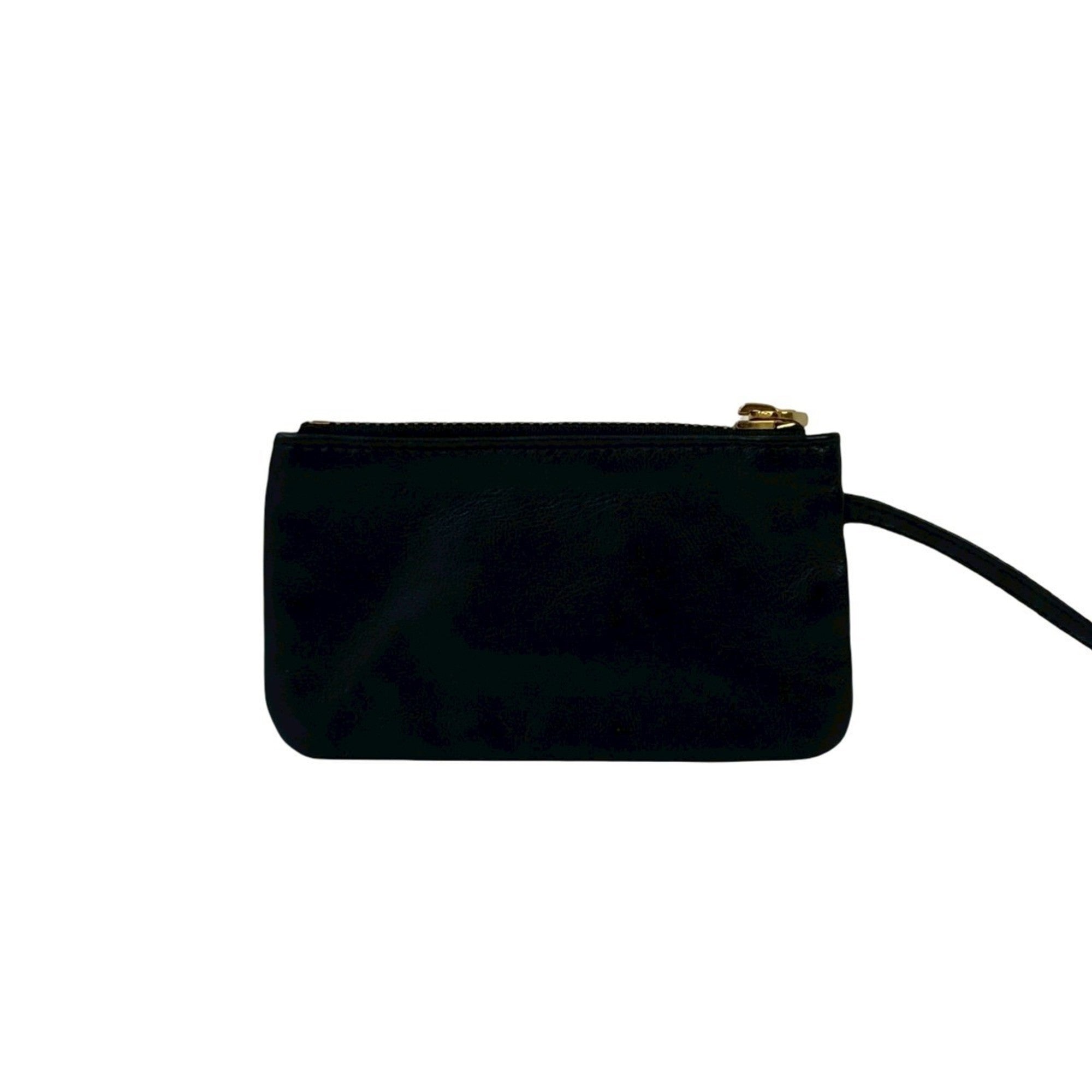Loewe Black Leather Coin Purse/Coin Case (Pre-Owned)