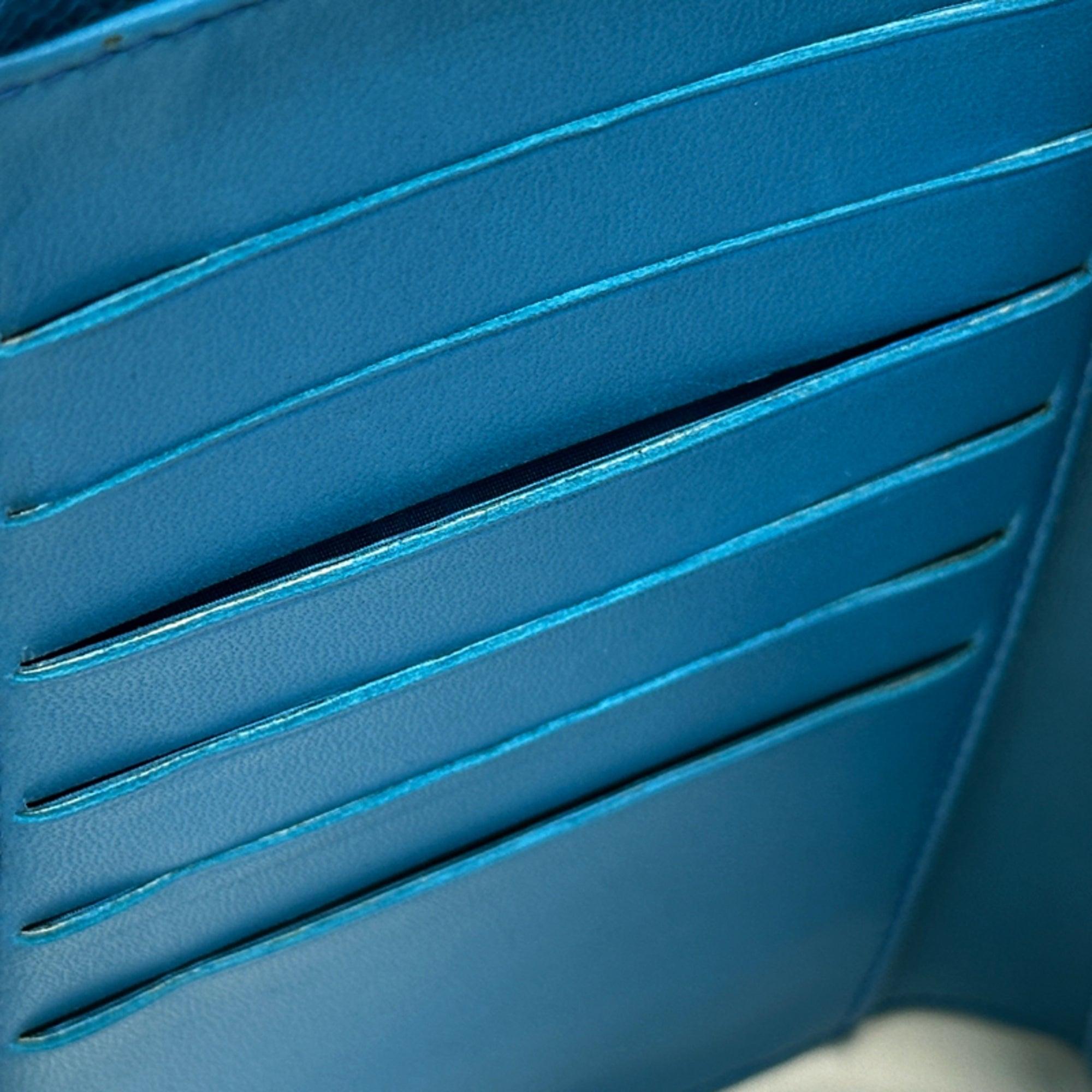 Chanel Blue Grained Calfskin (Pre-Owned)