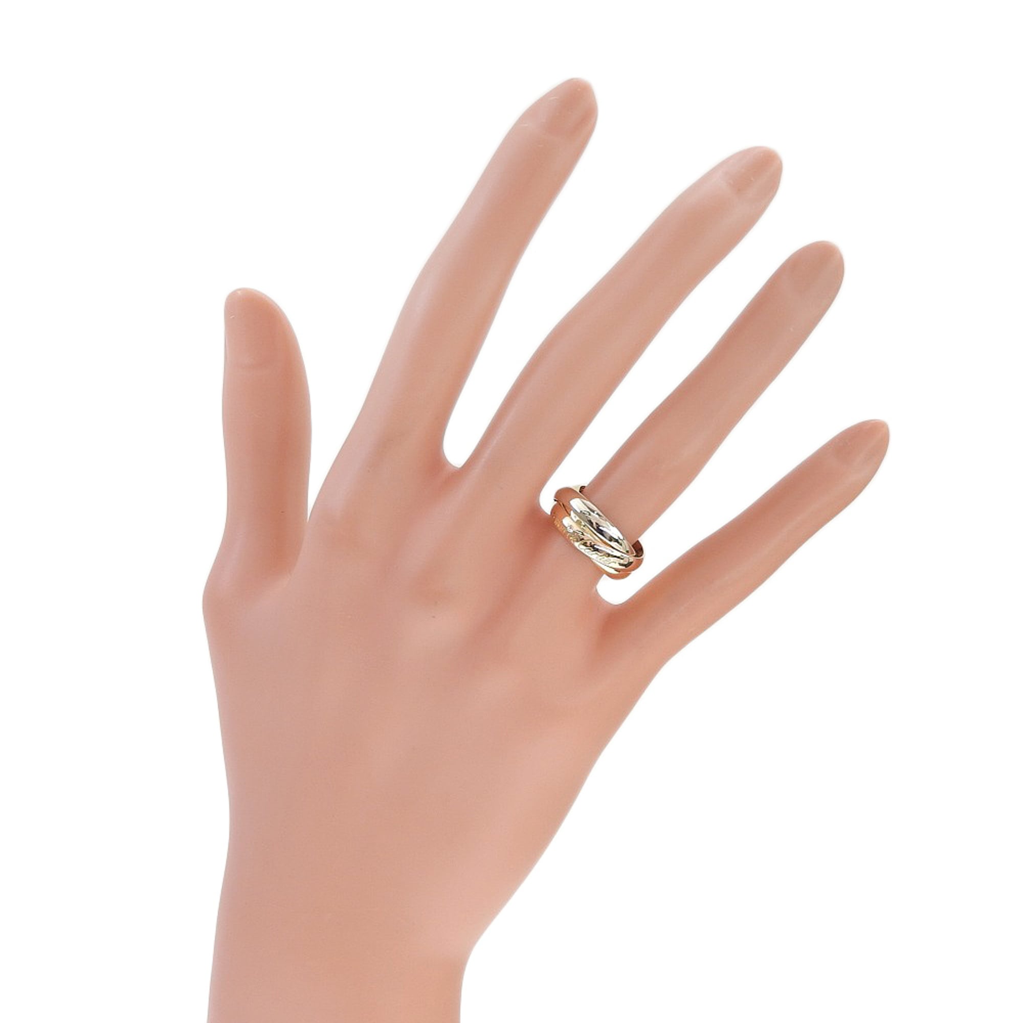 Cartier Trinity Yellow Gold (18K) Pink Gold (18K) White Gold (18K) Band Ring (Pre-Owned)