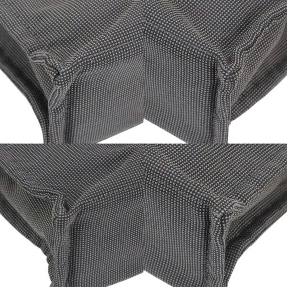 Hermes Her Line Gray Canvas Handbag (Pre-Owned)