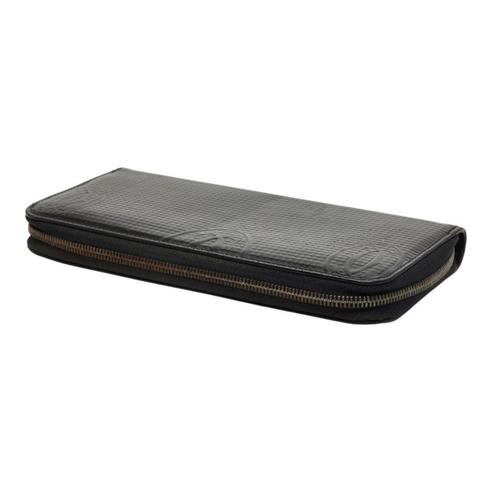 Cartier Black Patent Leather Long Wallet (Bi-Fold) (Pre-Owned)
