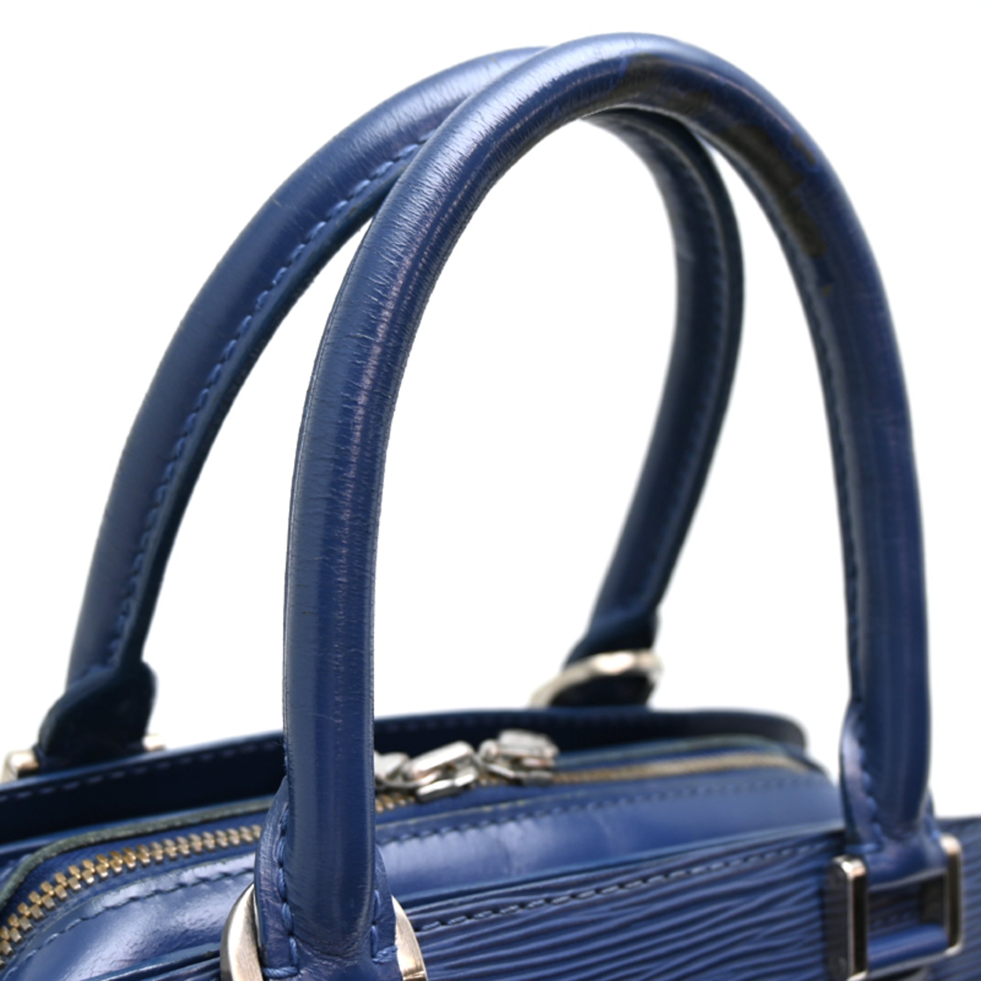 Louis Vuitton Toledo Blue Epi Leather Handbag (Pre-Owned)
