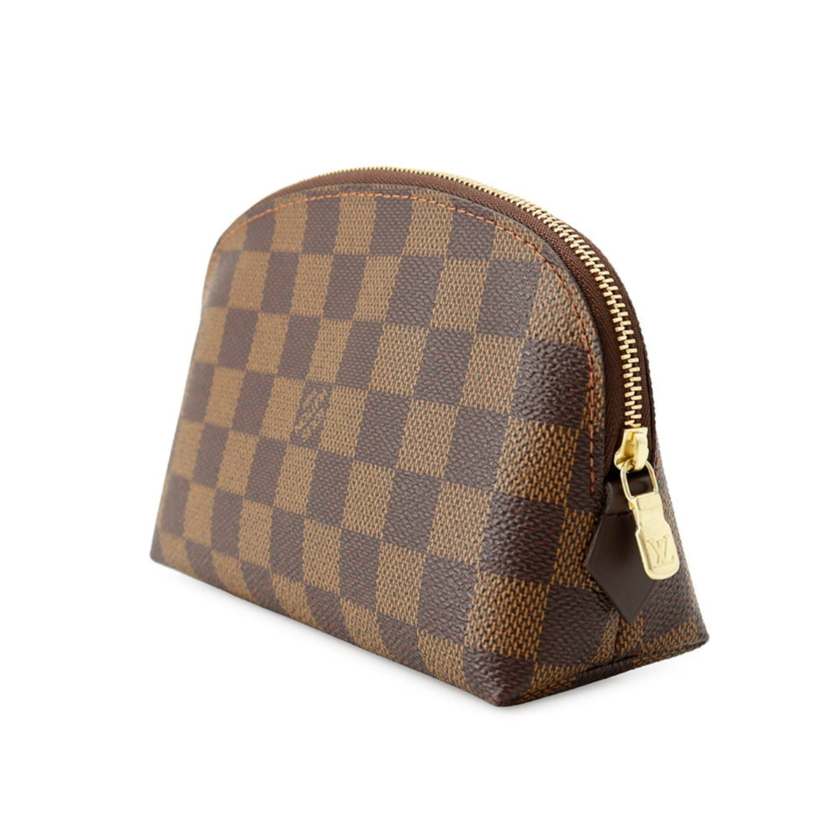 Louis Vuitton Damier Damier Canvas Ebene Red Color Damier Canvas Pochette Pouch (Pre-Owned)