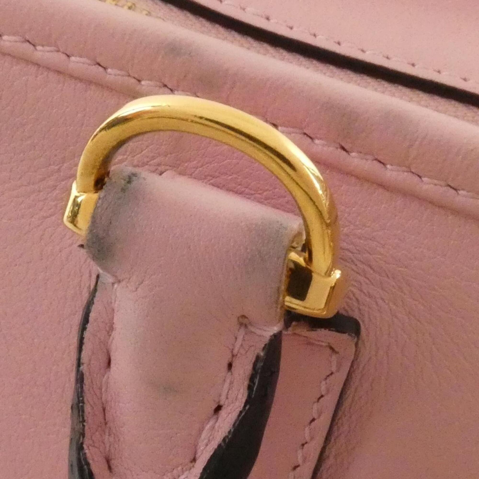 Loewe Pink Leather Handbag (Pre-Owned)