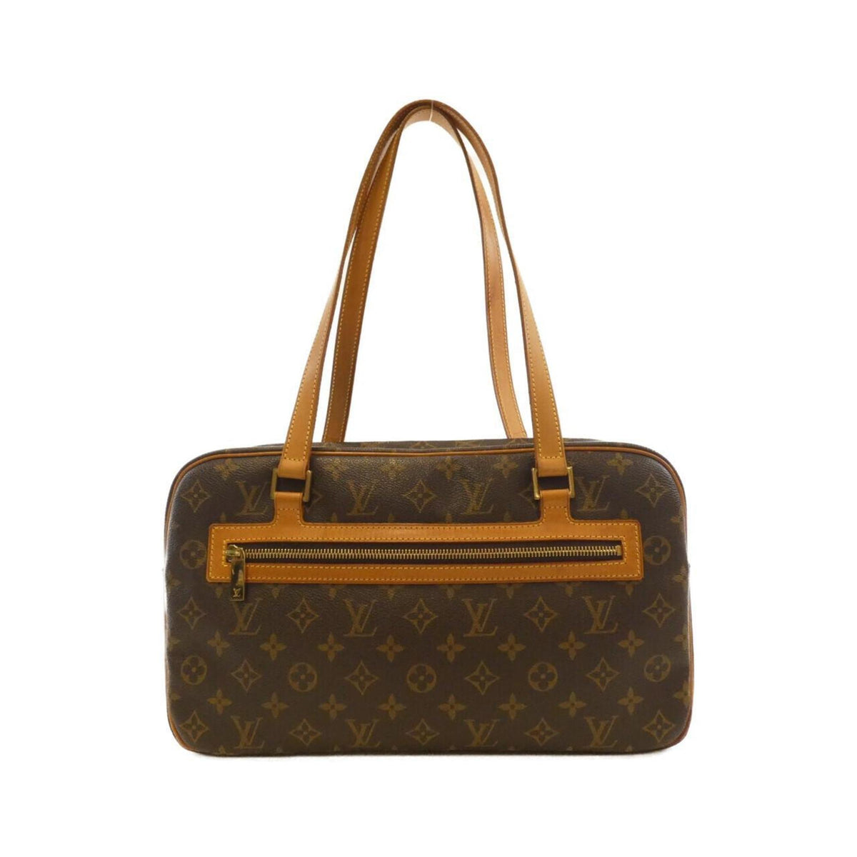 Louis Vuitton Brown Coated Canvas Shoulder Bag (Pre-Owned)