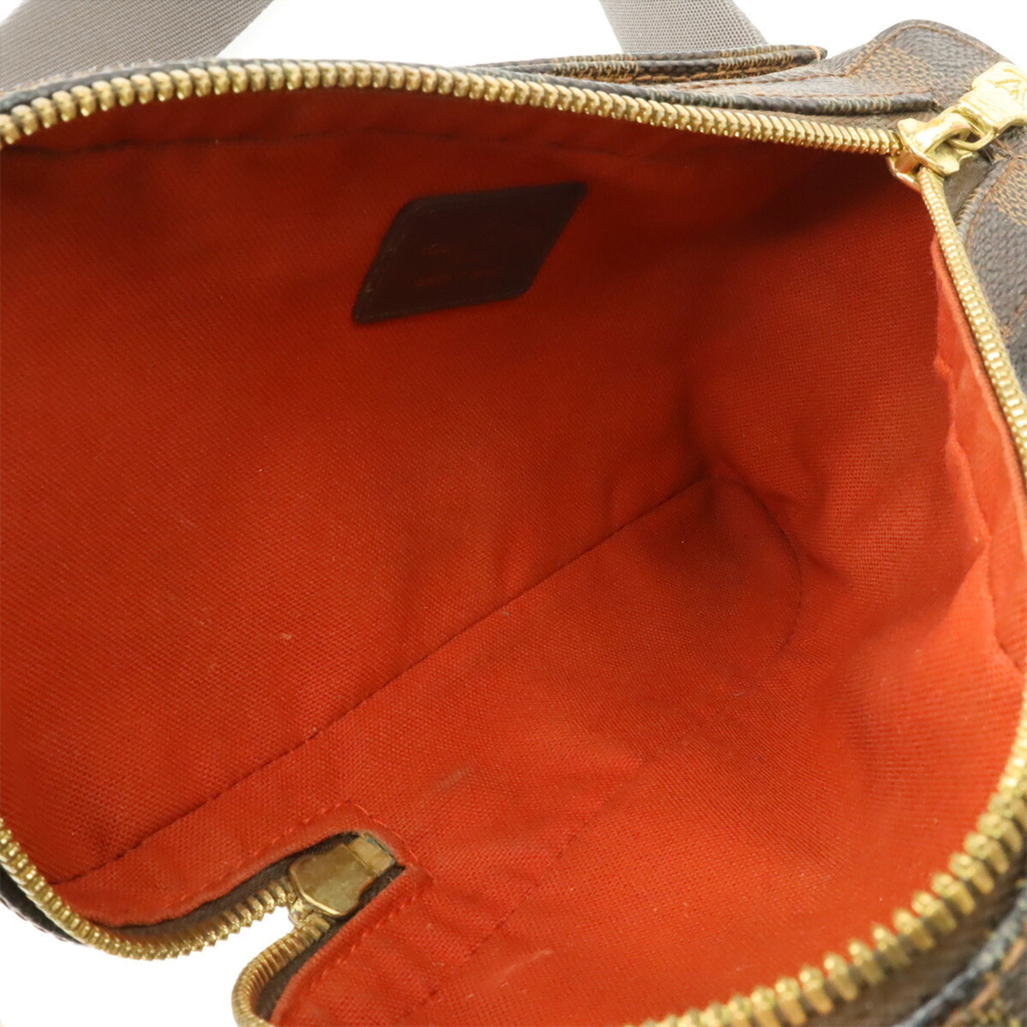 Louis Vuitton Brown Pvc Coated Canvas Damier Canvas Pouch Shoulder Bag Sling Bag (Pre-Owned)
