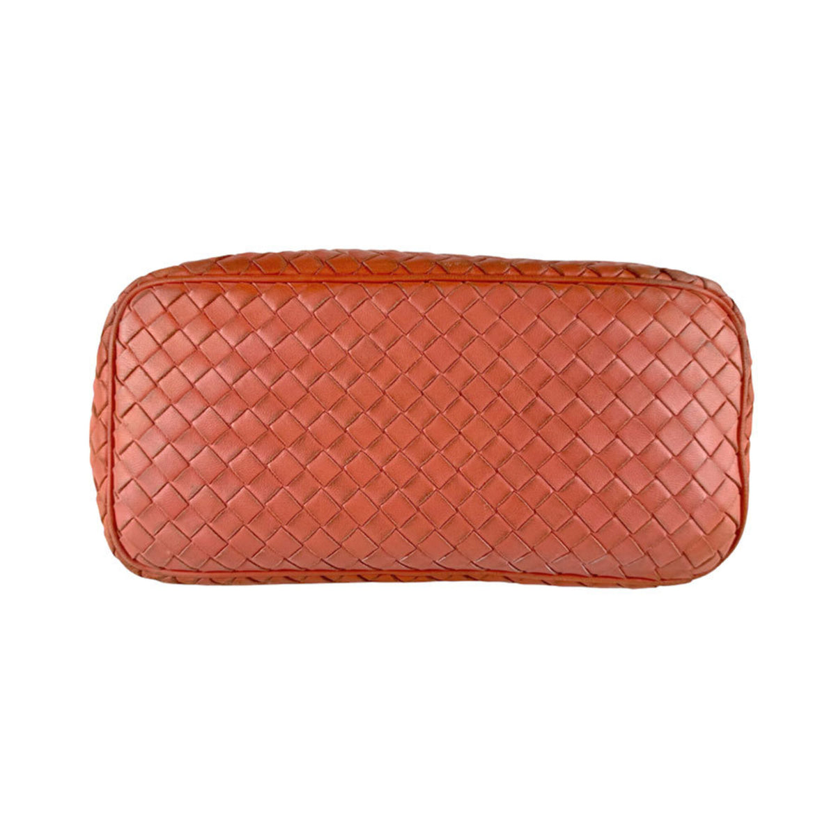 Bottega Veneta Orange Leather Shoulder Bag (Pre-Owned)