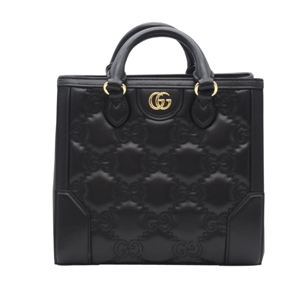 Gucci Black Leather Handbag (Pre-Owned)