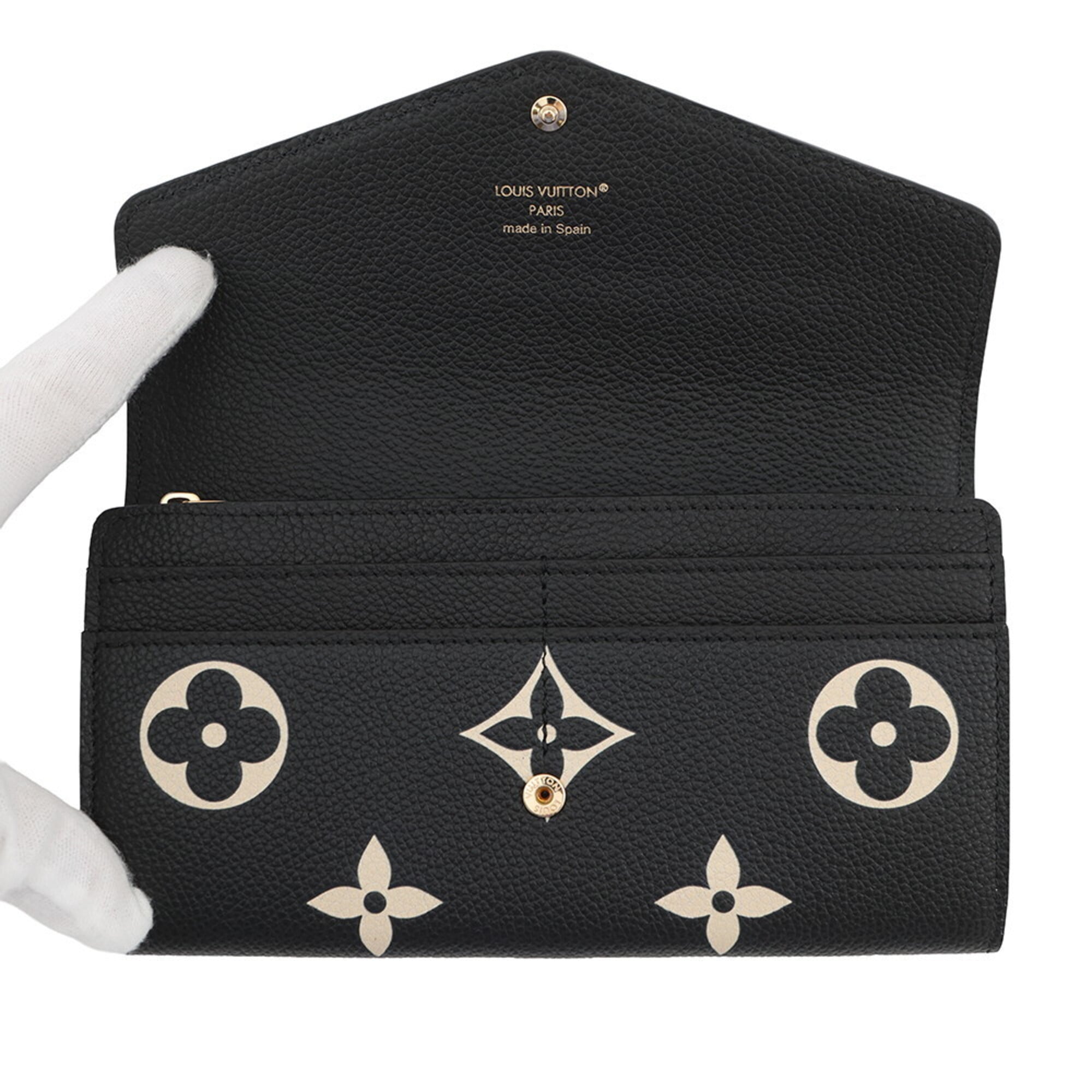 Louis Vuitton Beige Noir Monogram Empreinte Coin Purse/Coin Case (Pre-Owned)