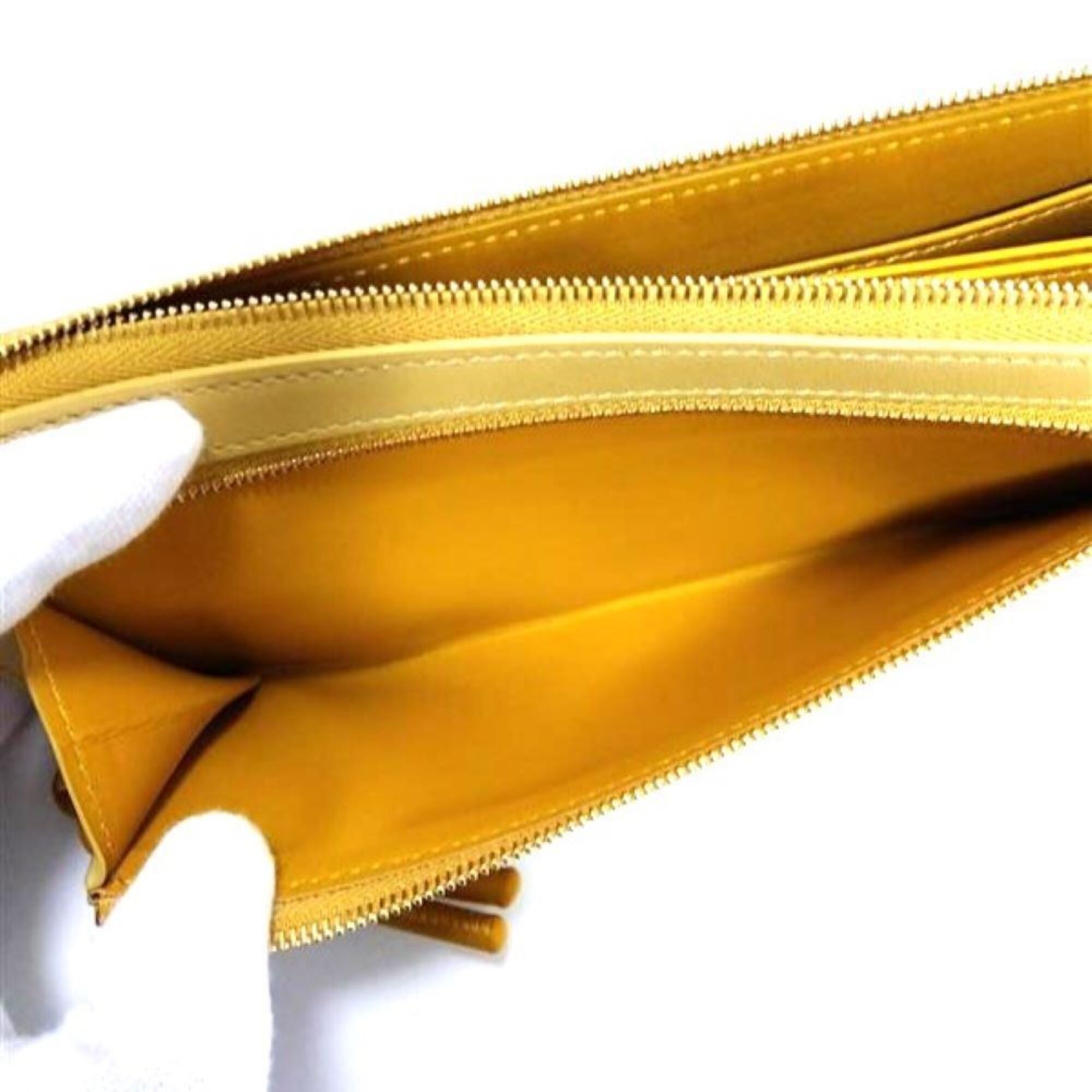 Loewe Yellow Leather Long Wallet (Bi-Fold) (Pre-Owned)