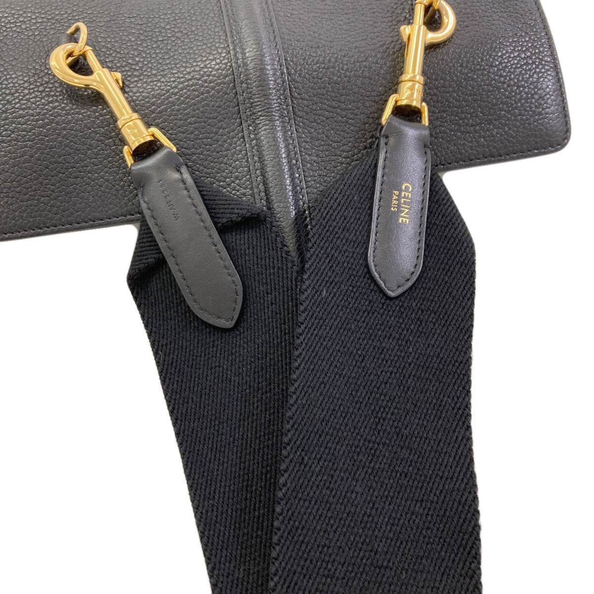 Celine Black Leather Shoulder Bag (Pre-Owned)
