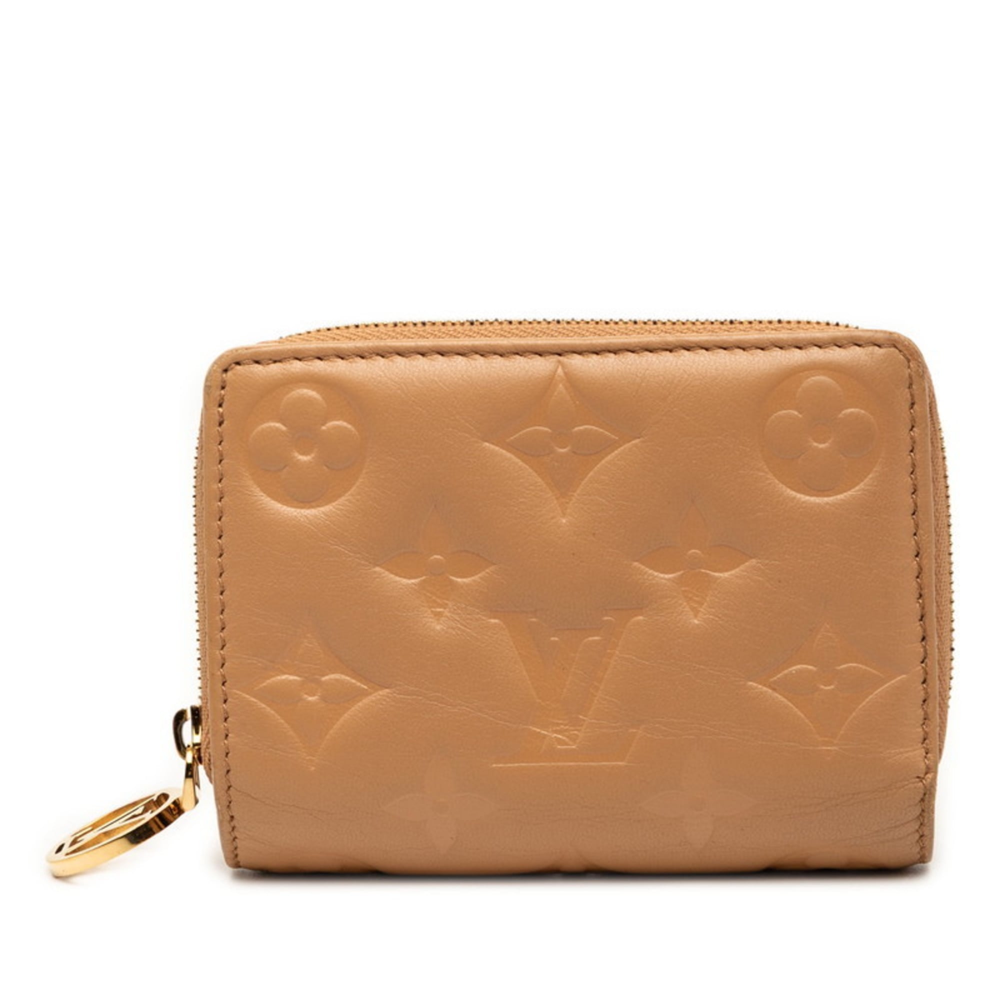 Louis Vuitton Brown Camel Leather Wallet (Bi-Fold) (Pre-Owned)